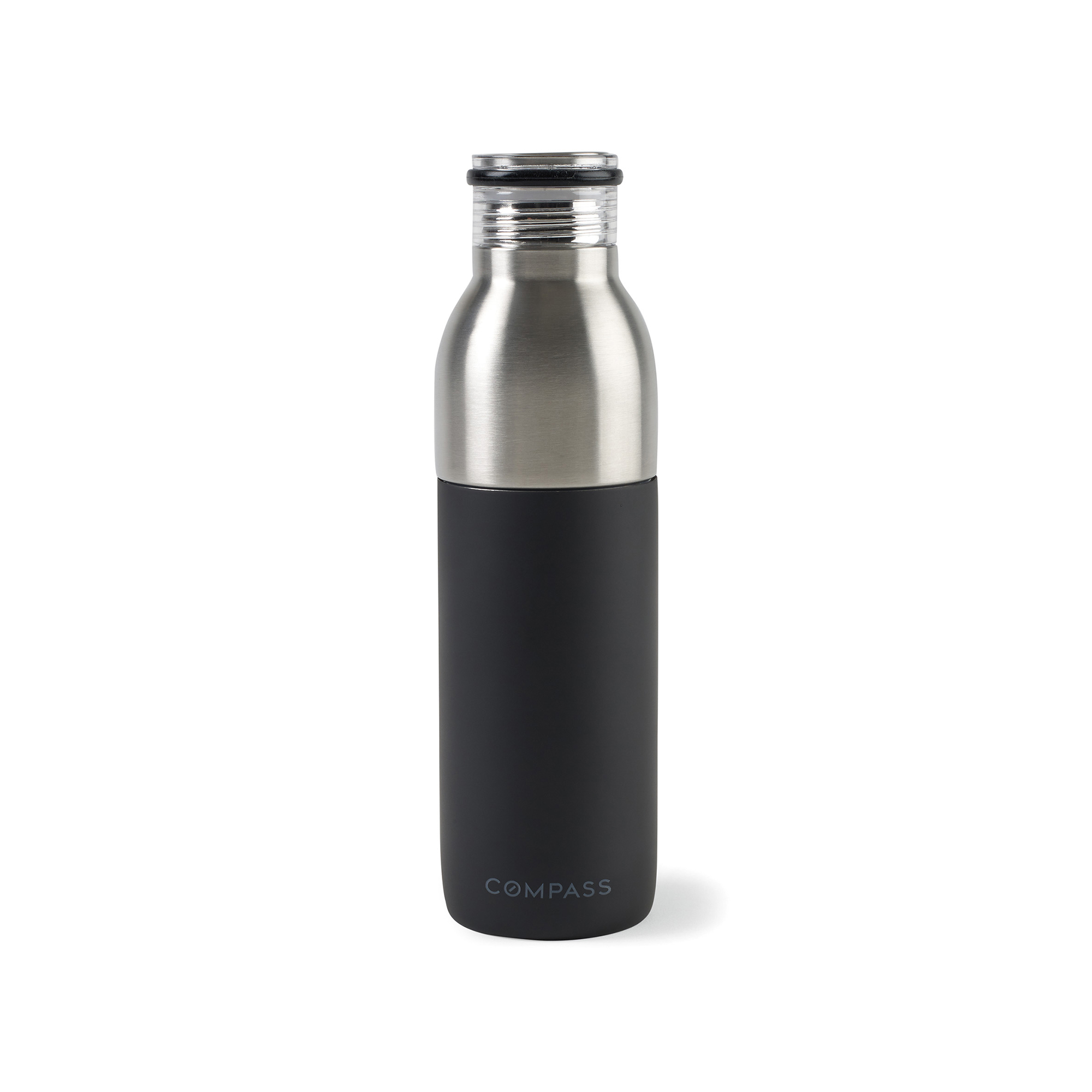 Picture of Emery 2-in-1 Double Wall Stainless Bottle - 20 Oz. - Matte Black