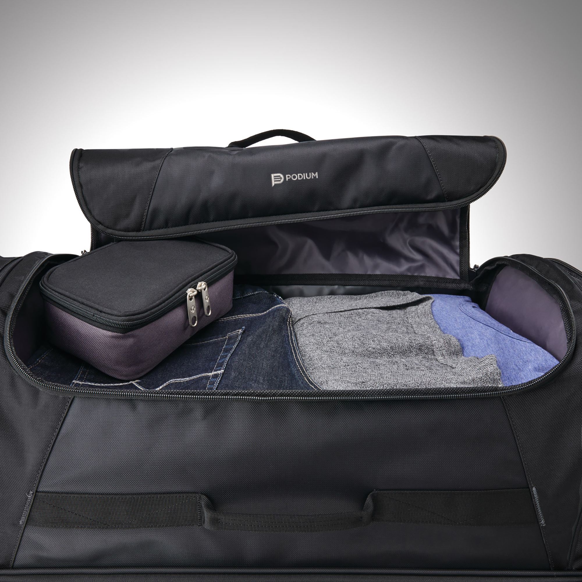 Picture of Samsonite Andante 2 32" Drop Bottom Wheeled Duffel - Black