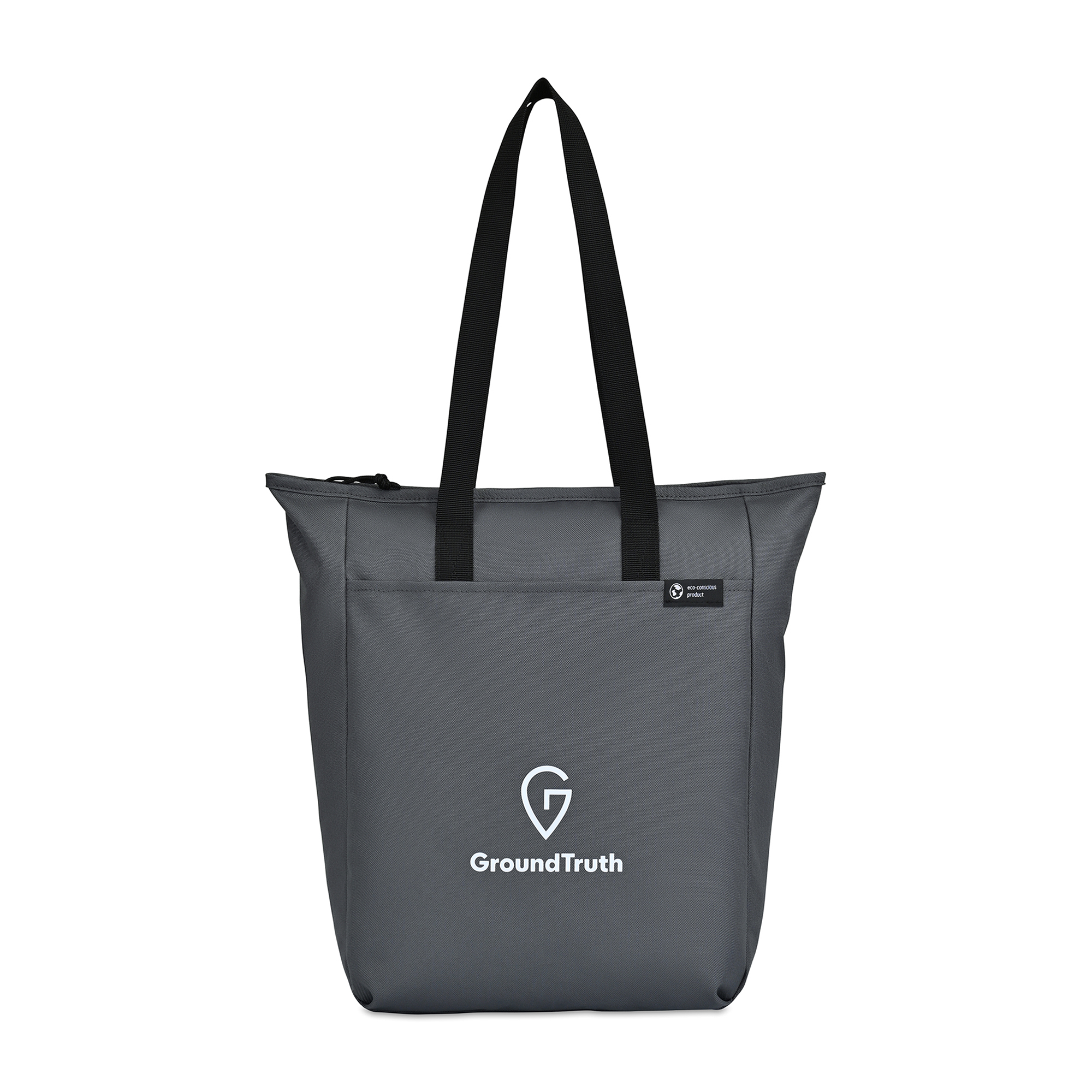 Picture of Renew Recycled rPET Zippered Tote - AWARE - Durango Grey
