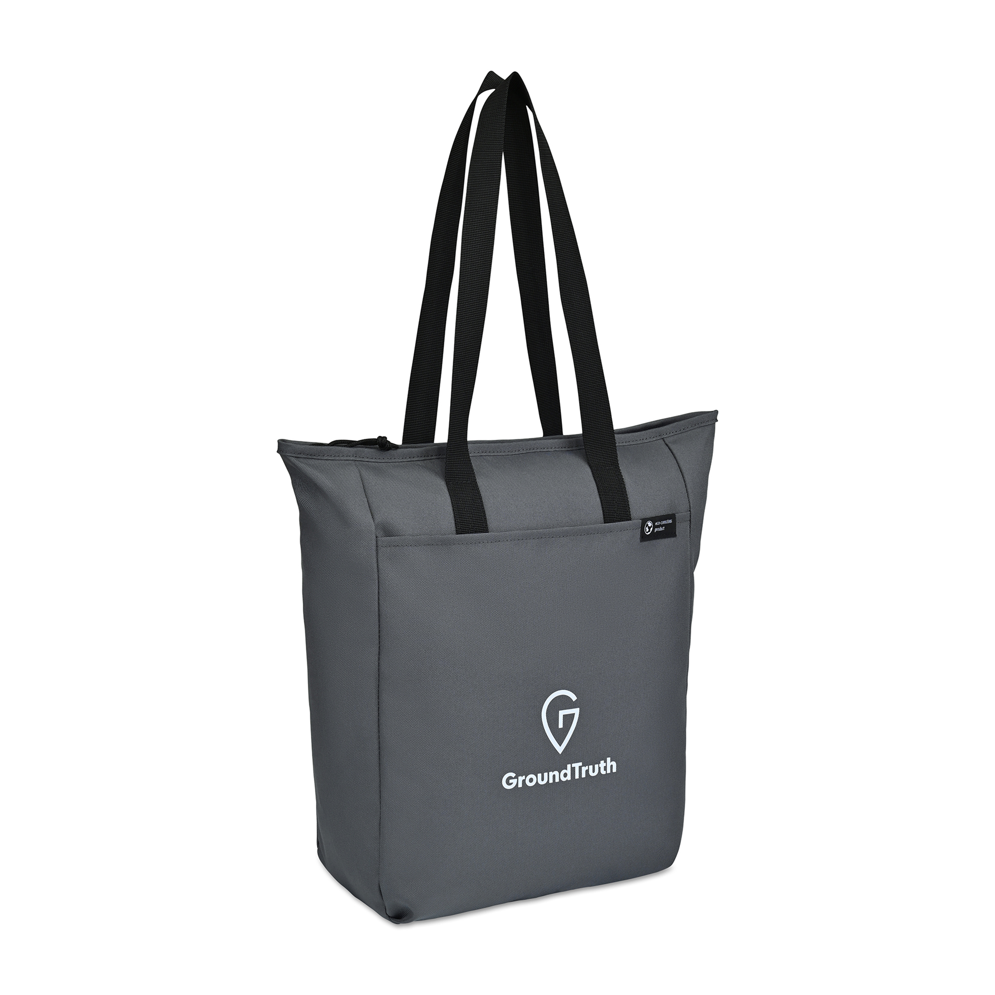 Picture of Renew Recycled rPET Zippered Tote - AWARE - Durango Grey