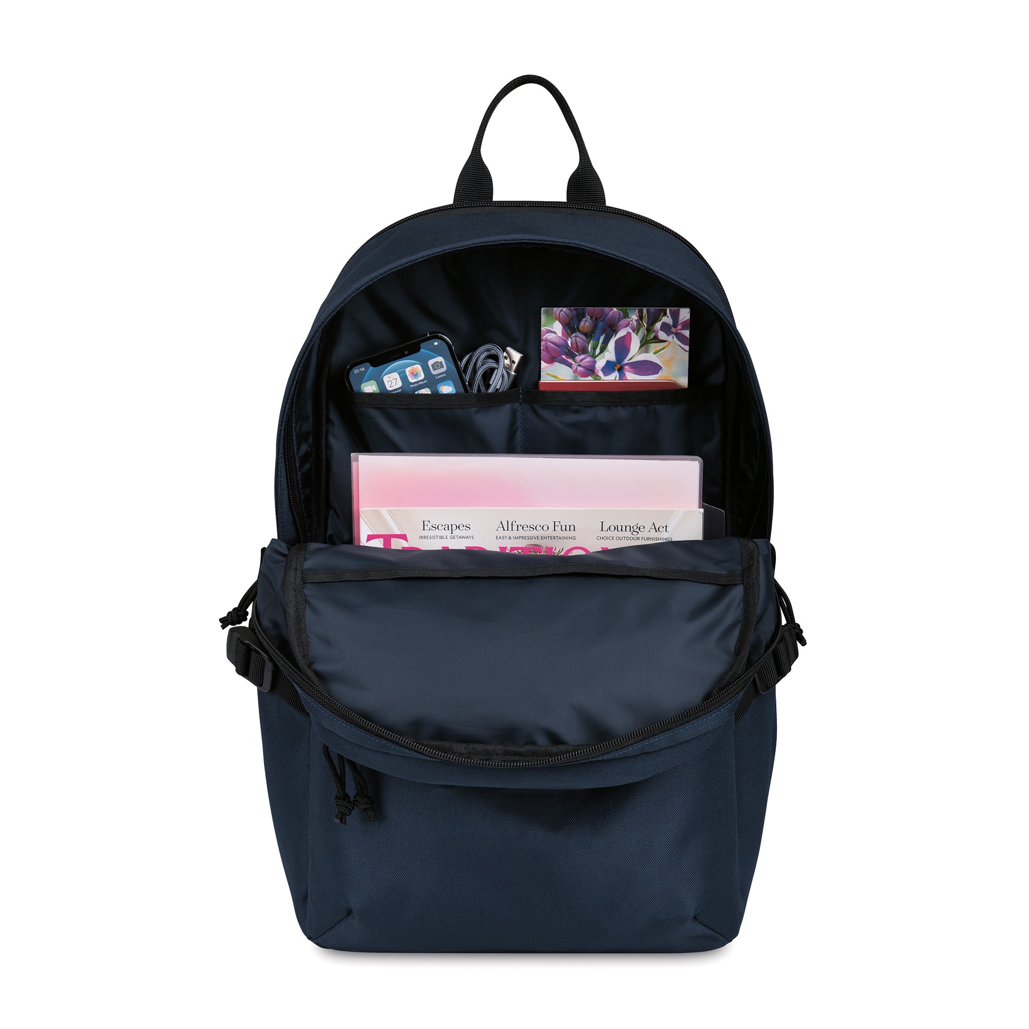 Picture of Renew Recycled rPET Computer Backpack - AWARE - Navy