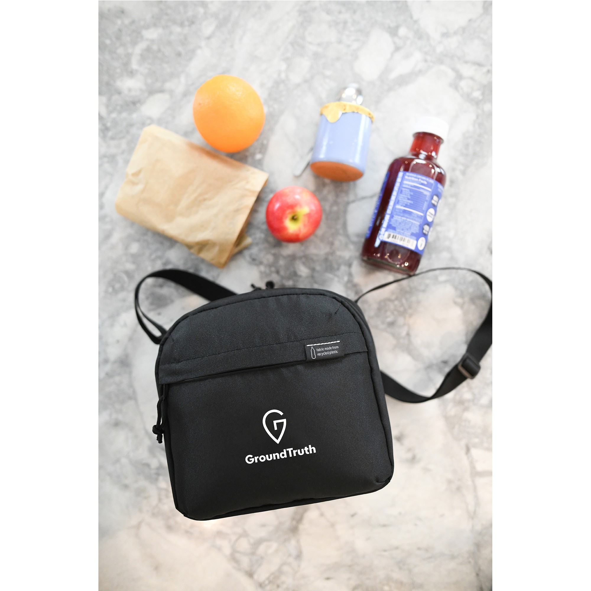 Picture of Renew Recycled rPET Lunch Cooler - AWARE - Black