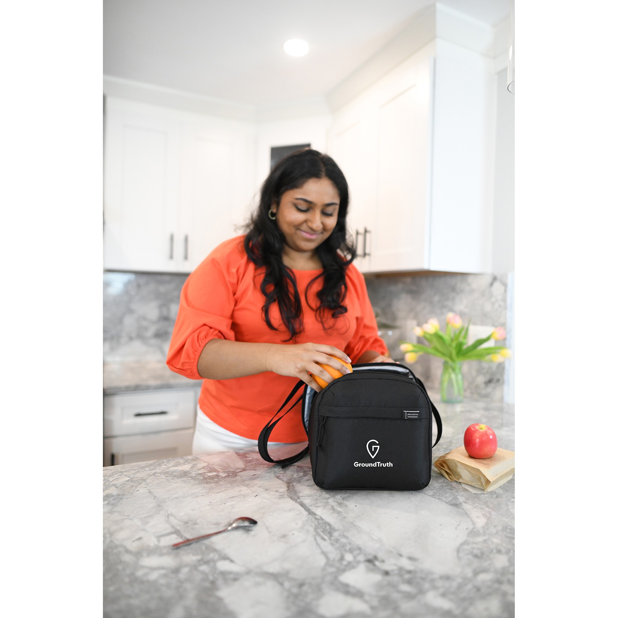 Picture of Renew Recycled rPET Lunch Cooler - AWARE - Black