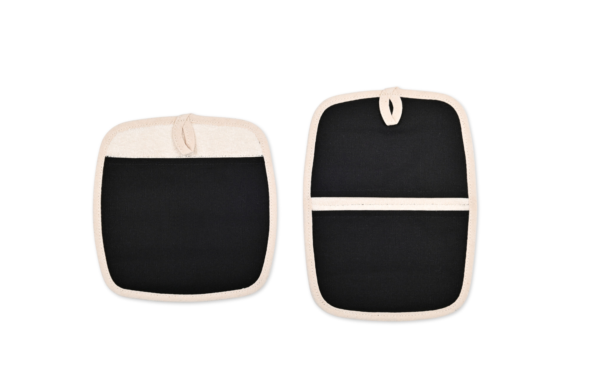 Picture of La Cuisine Potholder Hot Pad Set - Black