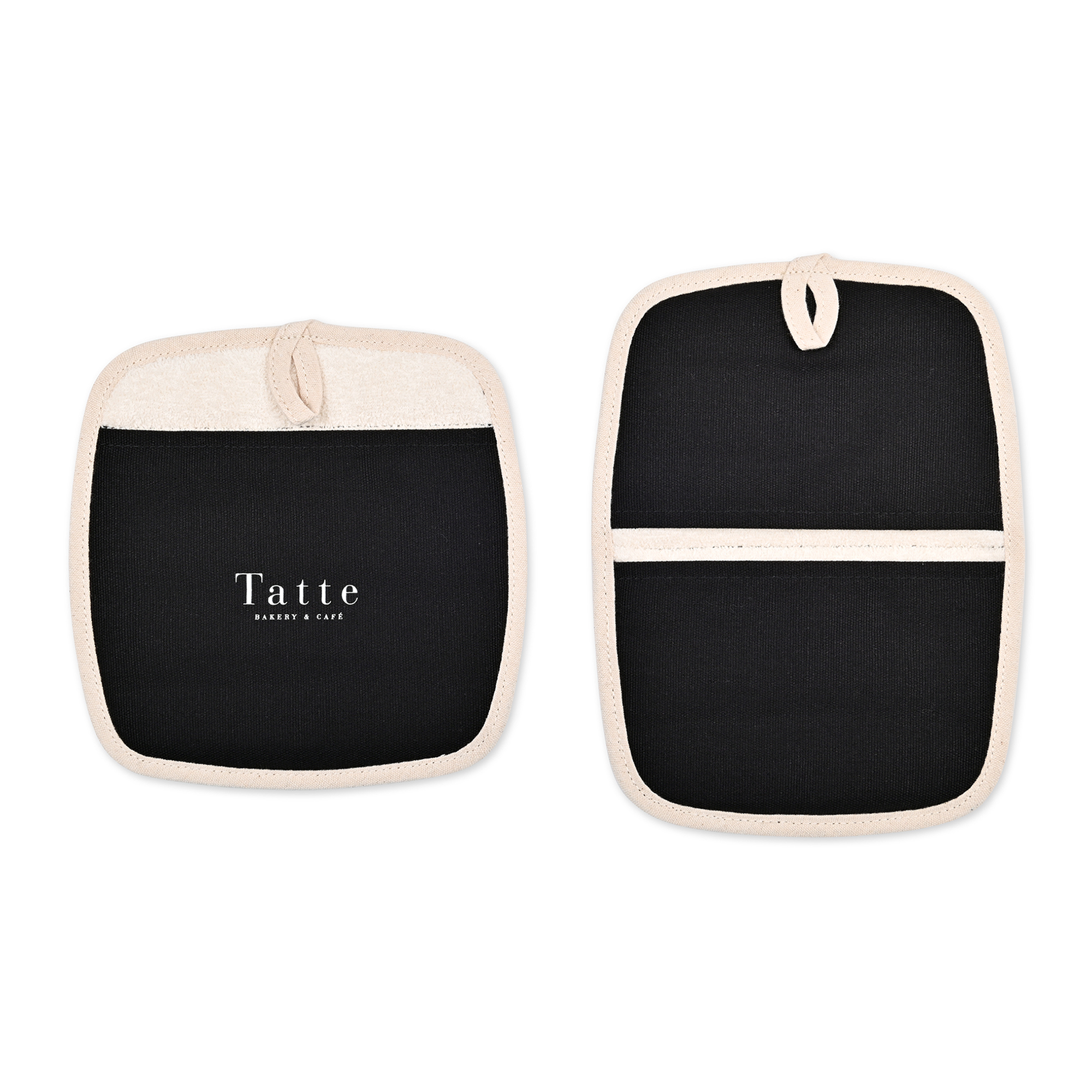 Picture of La Cuisine Potholder Hot Pad Set - Black
