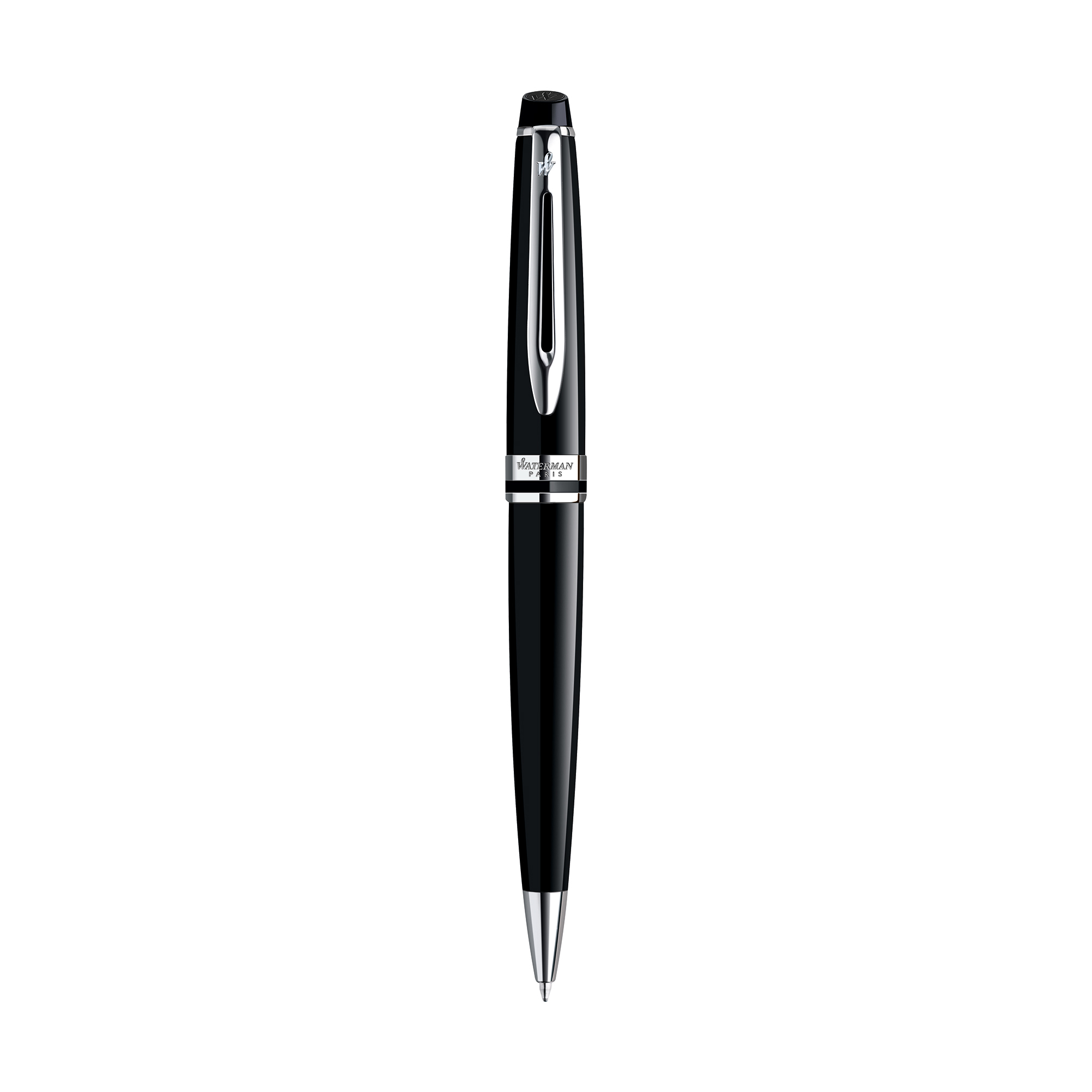 Picture of Waterman Expert Ballpoint - Black - Silver Trim
