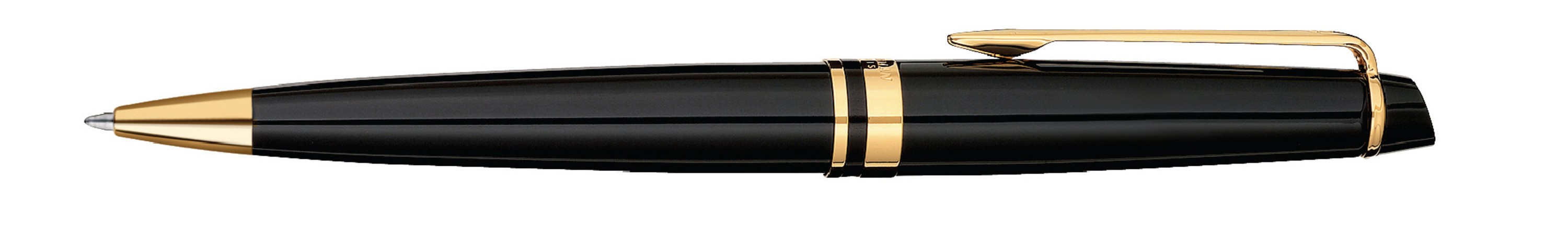 Picture of Waterman Expert Ballpoint - Black - Gold Trim
