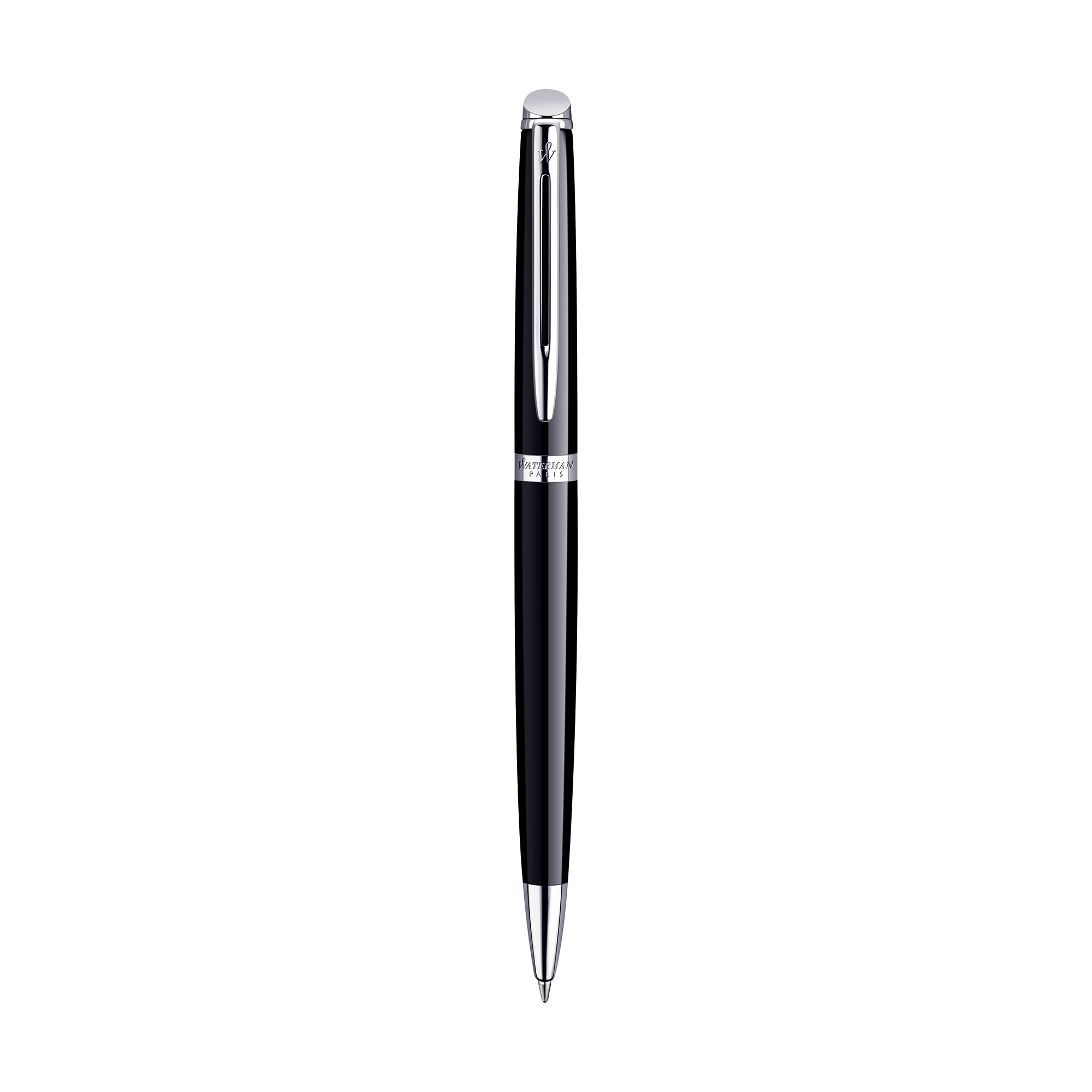 Picture of Waterman Hemisphere Ballpoint - Blue Ink - Black - Silver Trim