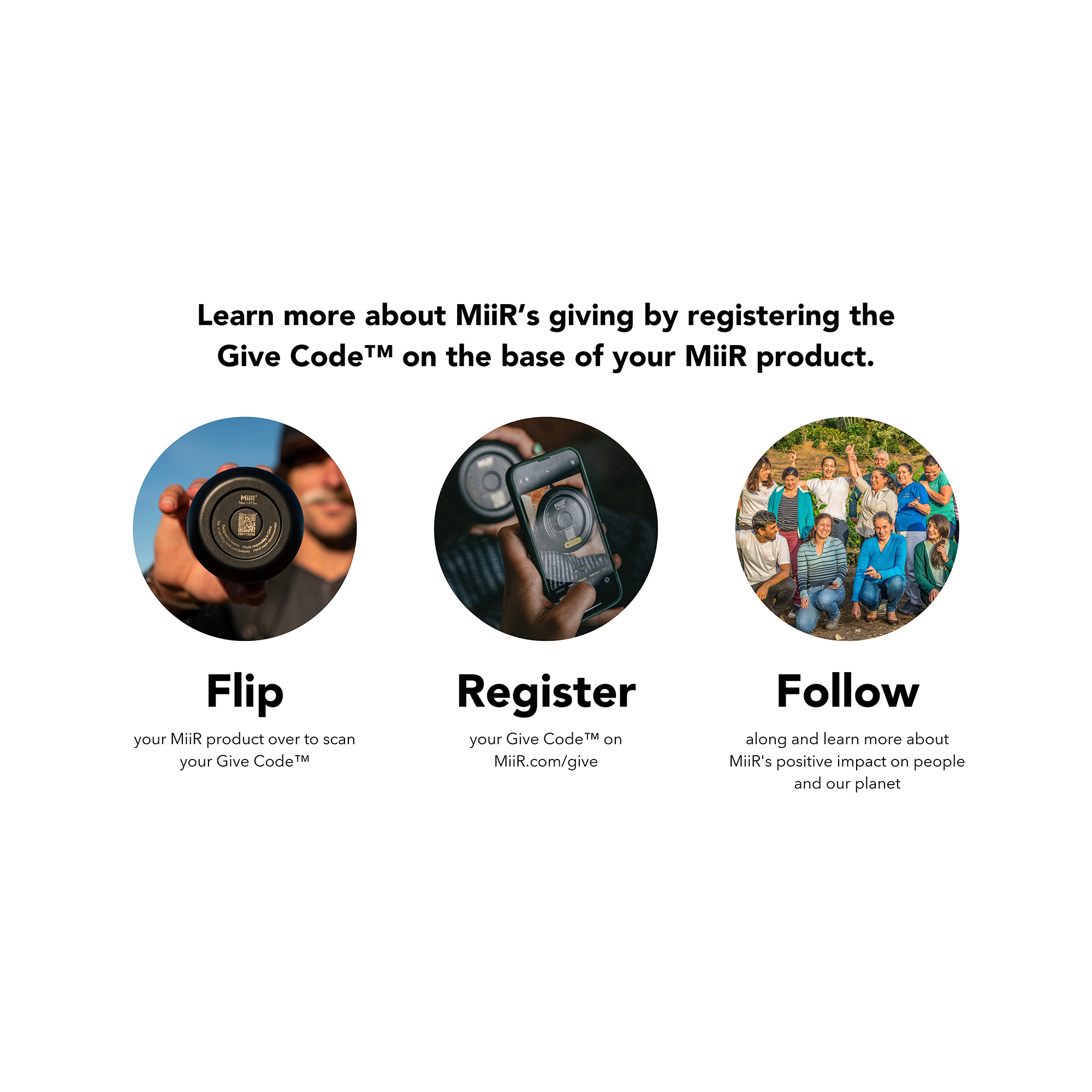 Picture of MiiR All Day Straw Cup - 32 Oz. - Black Powder