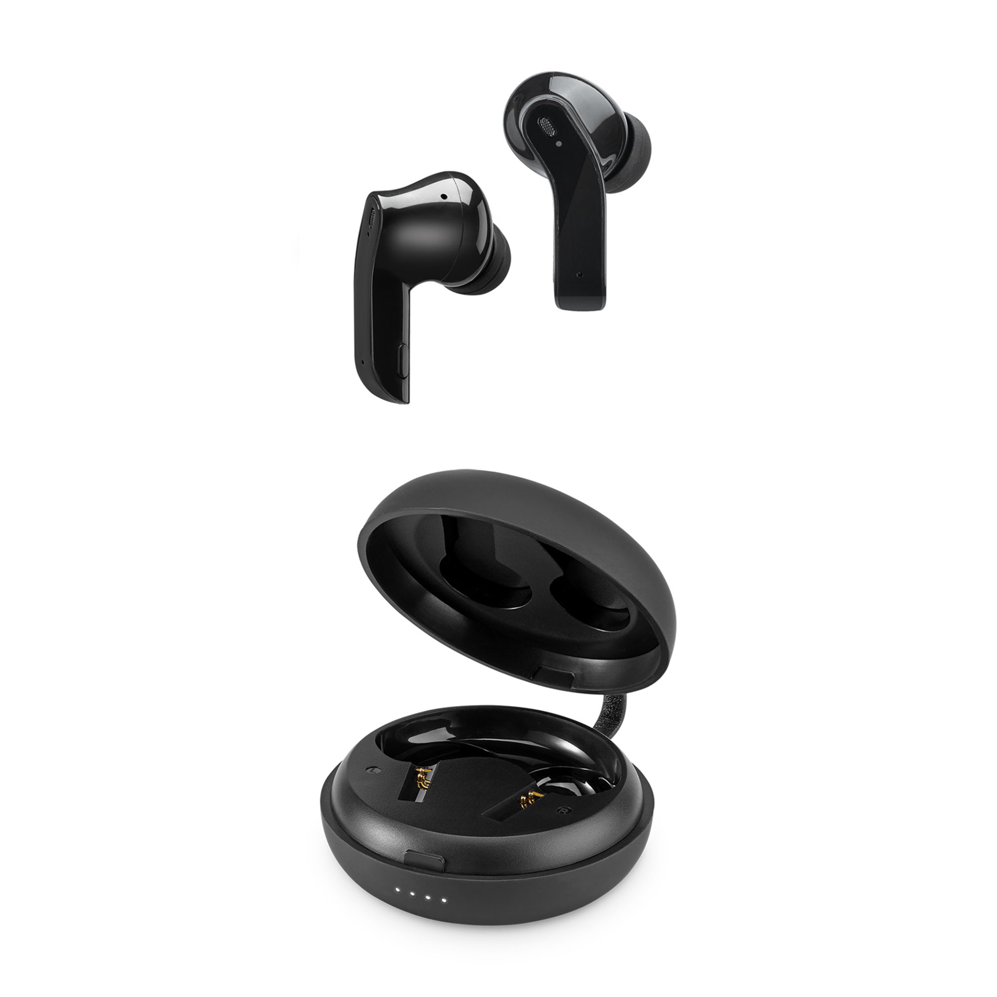 Picture of iLive Truly Wire-Free Earbuds with Active Noise Canceling - Black