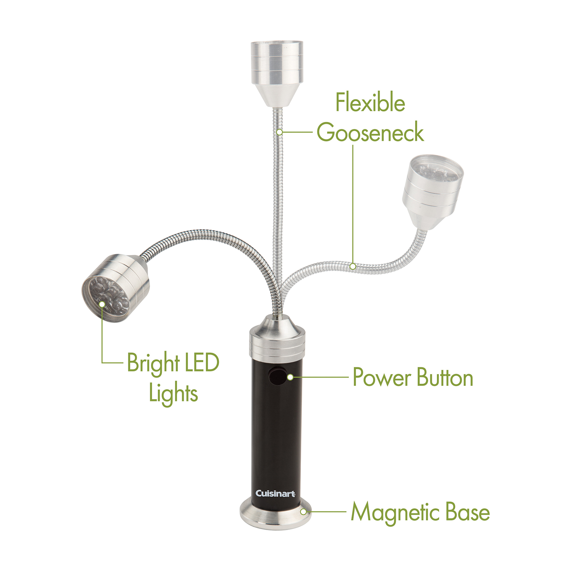 Picture of Cuisinart Outdoors 2-Piece Magnetic LED Grill Lights - Black