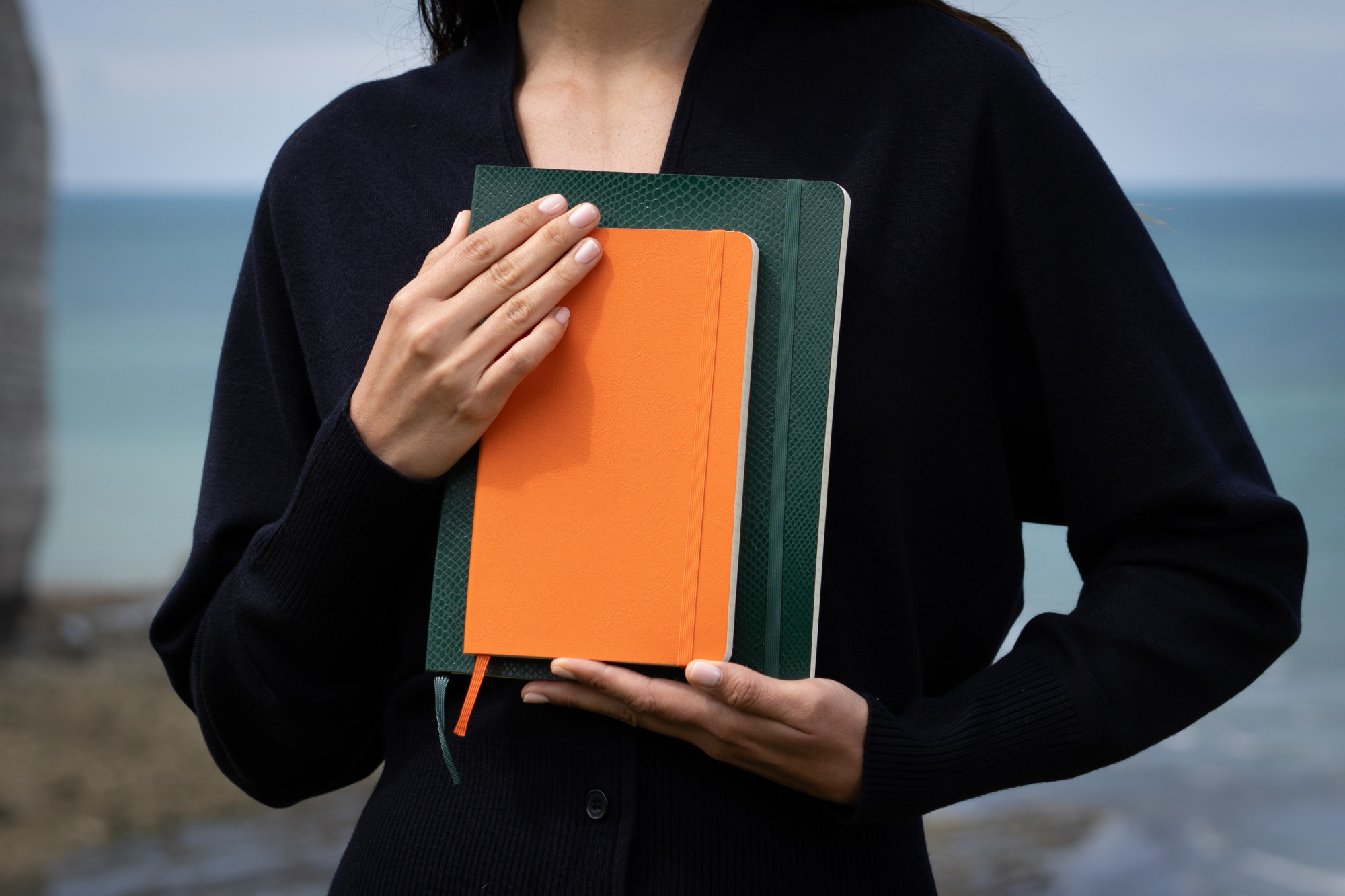 Picture of Moleskine Precious & Ethical Vegan Soft Cover Ruled Large Notebook - Orange