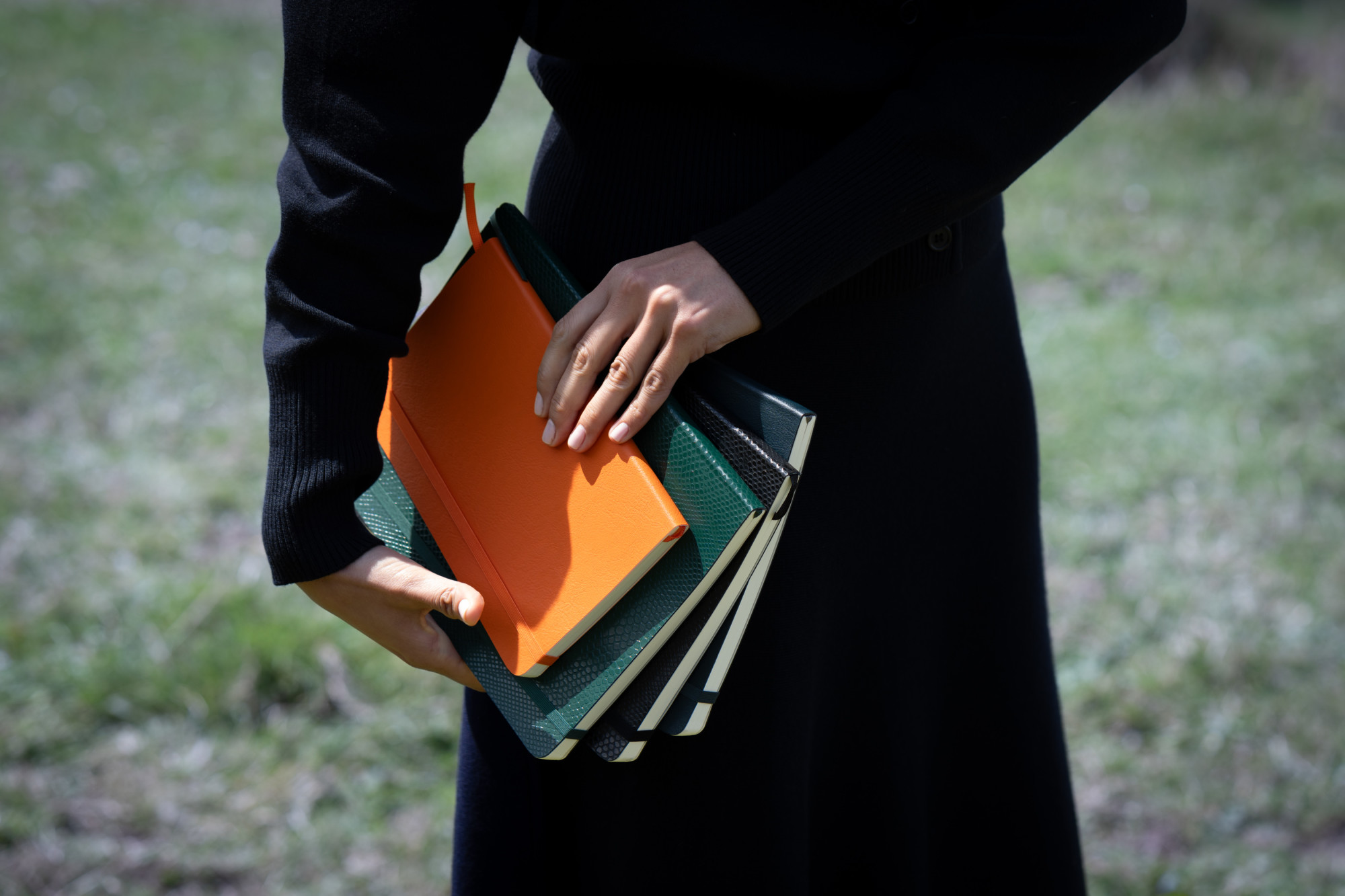 Picture of Moleskine Precious & Ethical Vegan Soft Cover Ruled Large Notebook - Orange