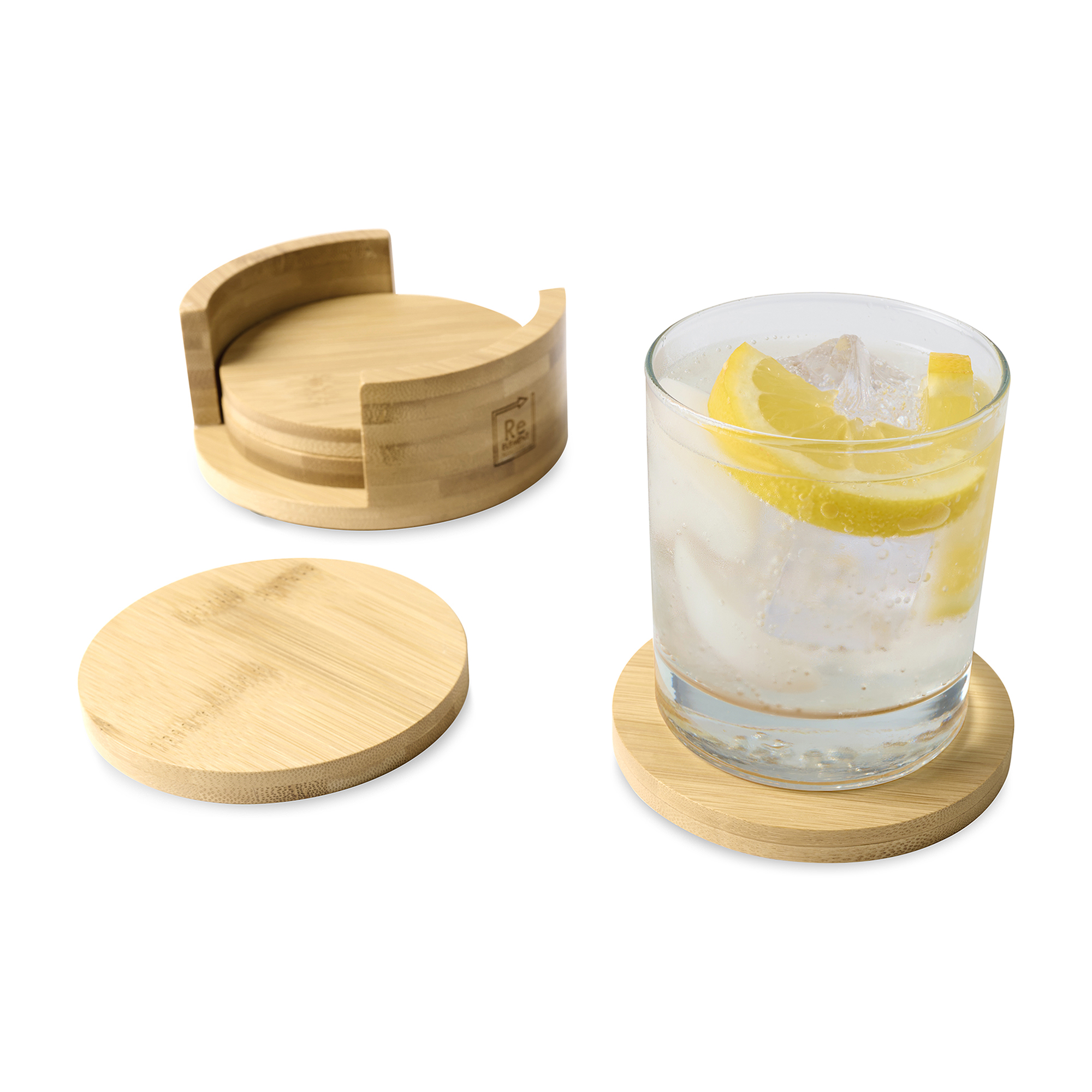 Picture of Bamboo Coaster Set - Bamboo