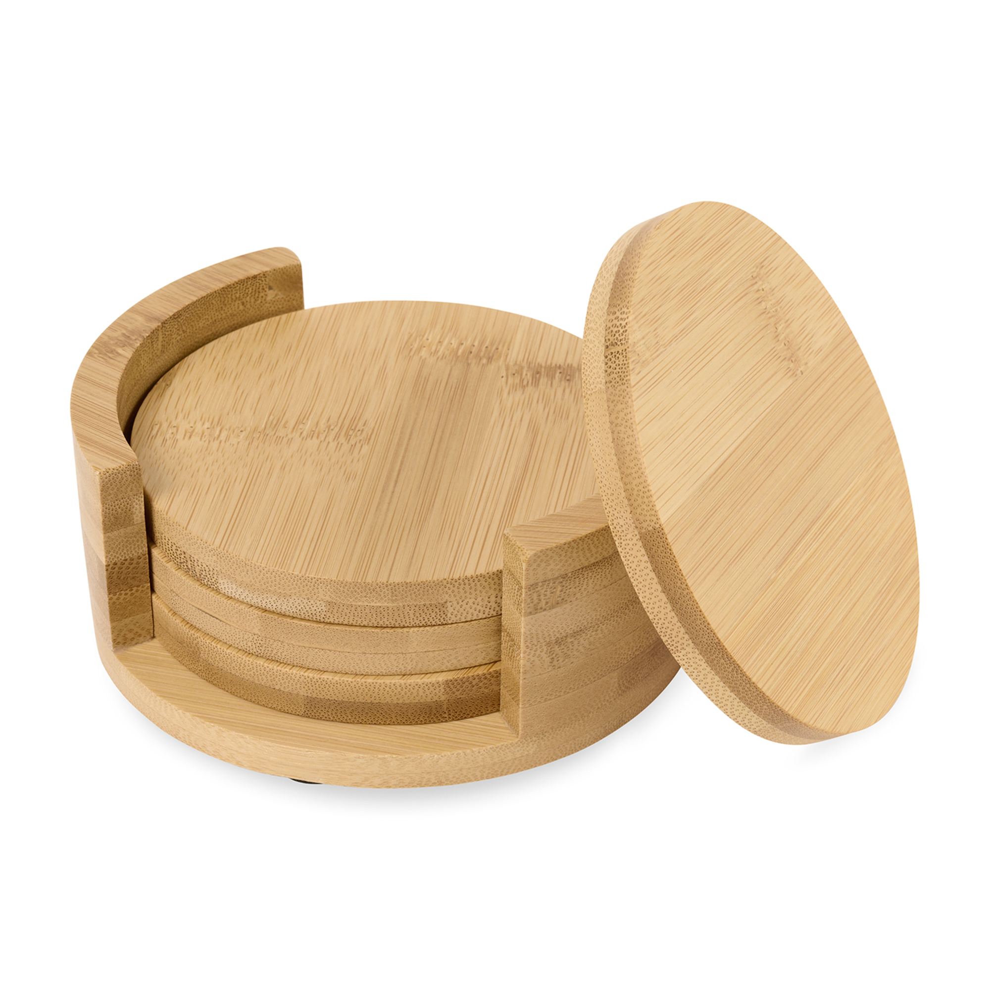 Picture of Bamboo Coaster Set - Bamboo