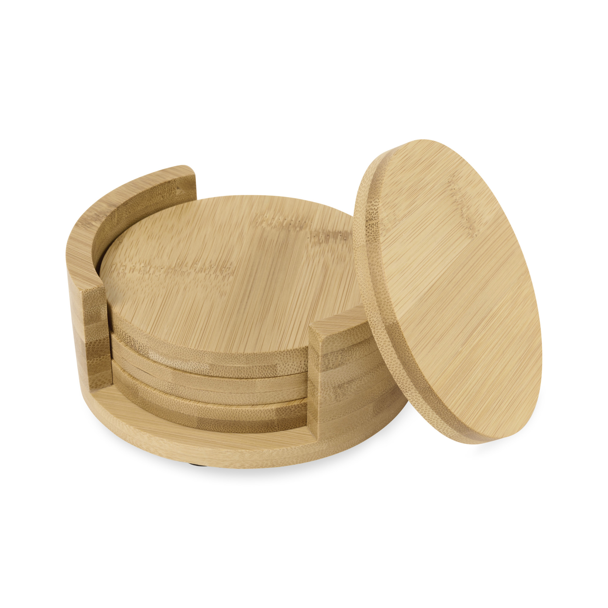 Picture of Bamboo Coaster Set - Bamboo