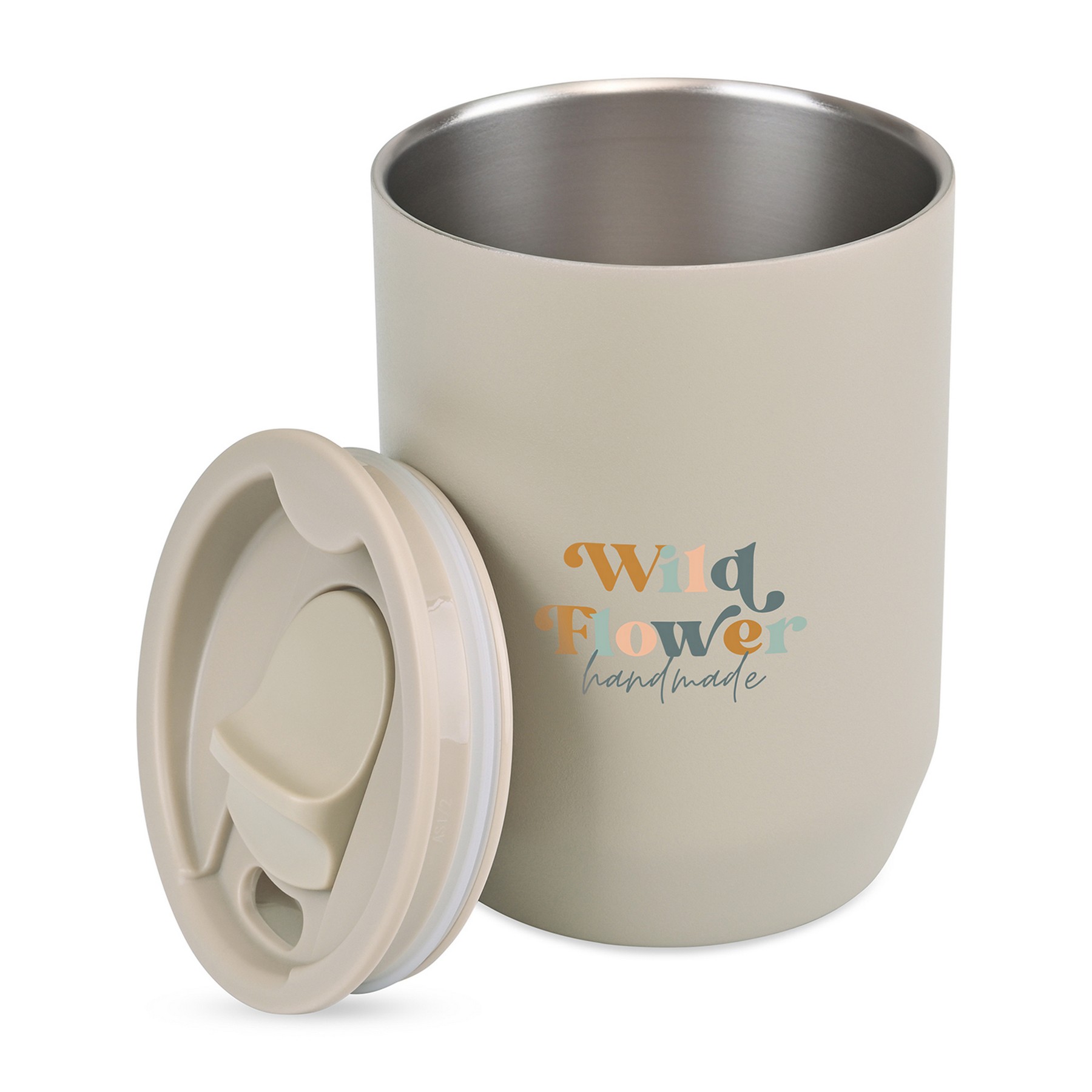 Picture of Aviana Rowan Recycled Stainless Steel Wine Tumbler - 15 Oz. - Taupe