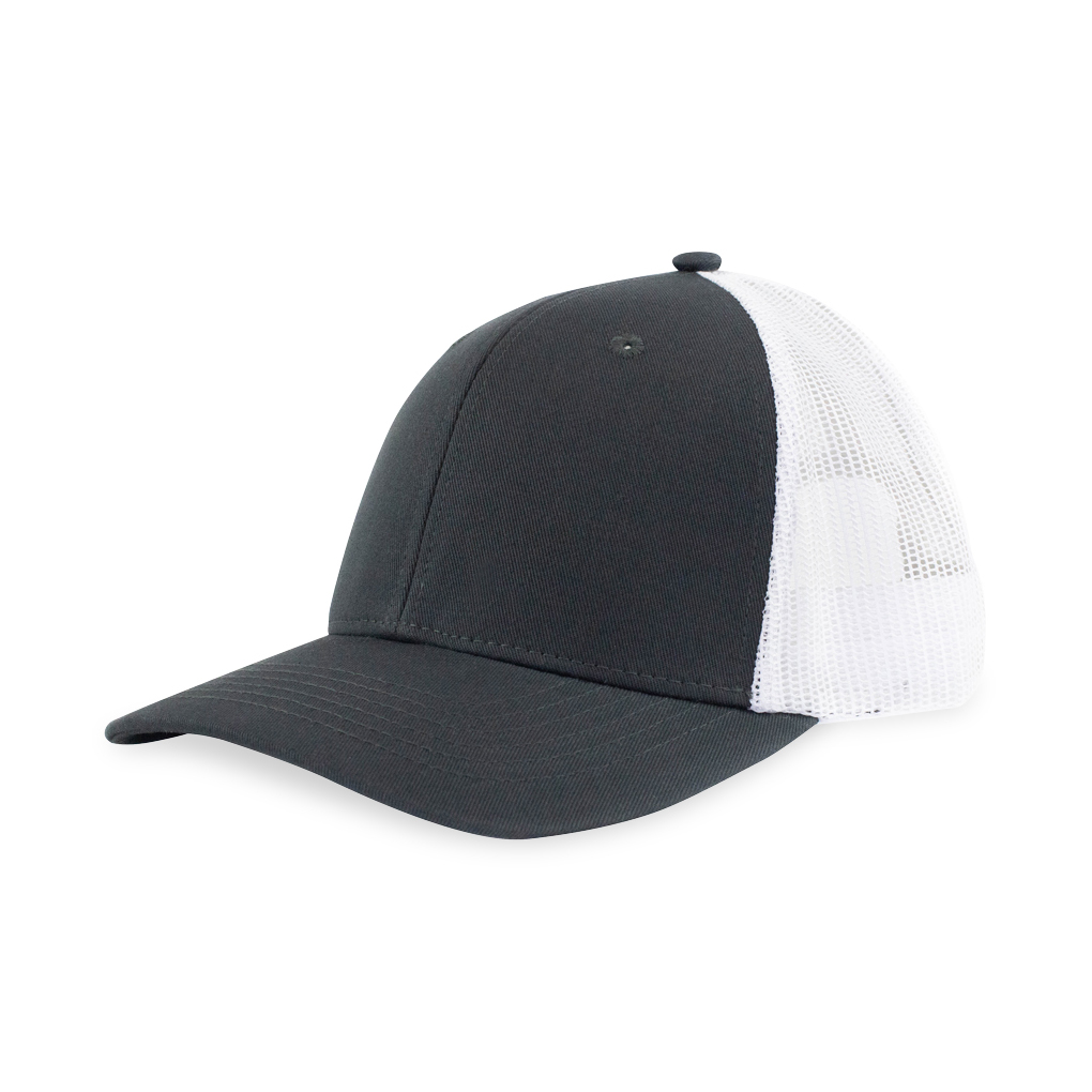 Picture of Merrimack Hat Co. Colt Trucker - Charcoal-White