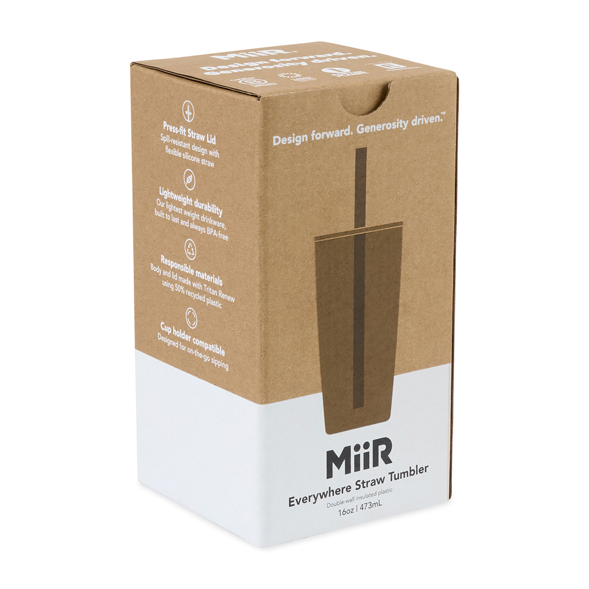 Picture of MiiR Everywhere Straw Tumbler - 16 Oz. - Tidal Blue
