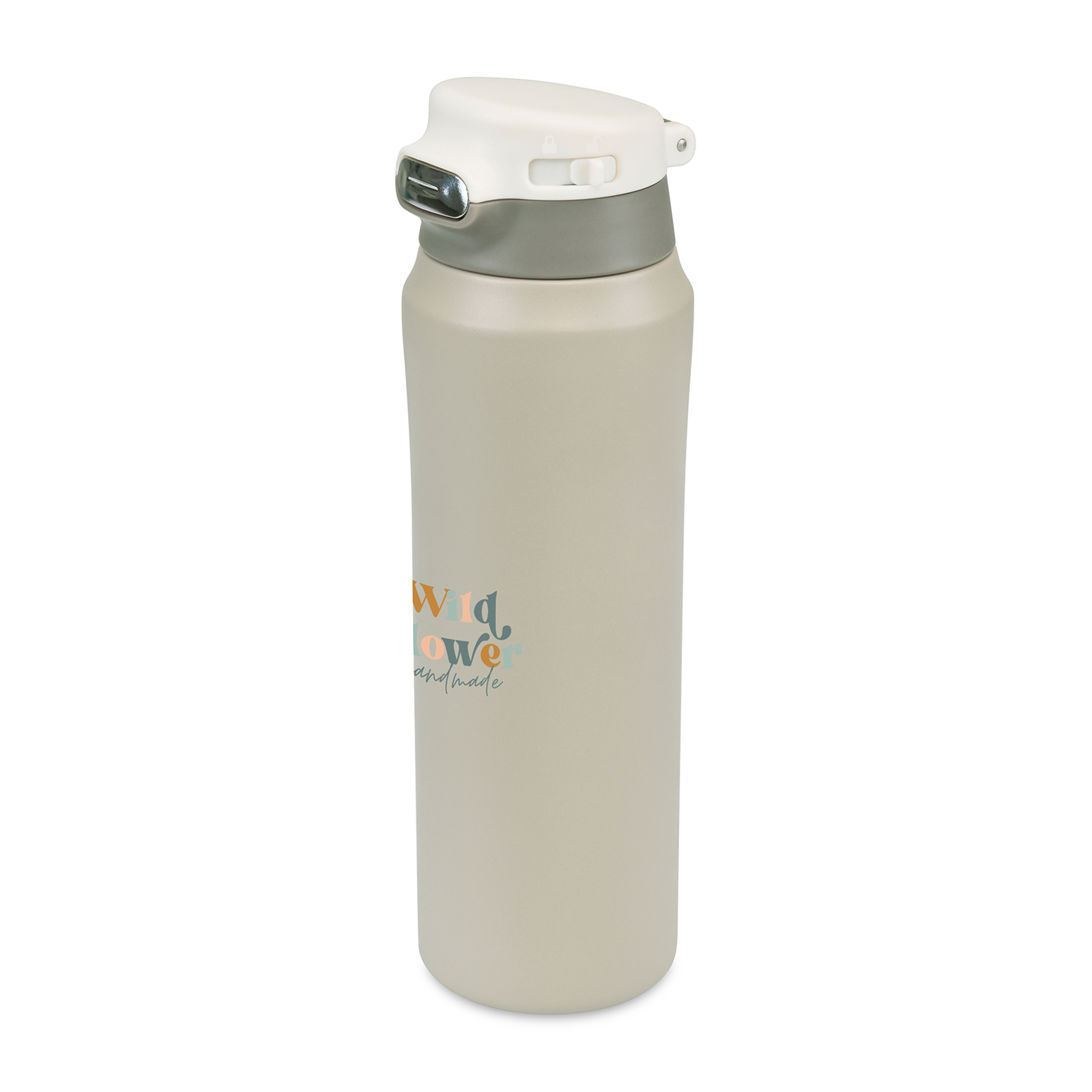 Picture of Aviana Rowan Recycled Sip Lid Bottle - 16 Oz. - Taupe