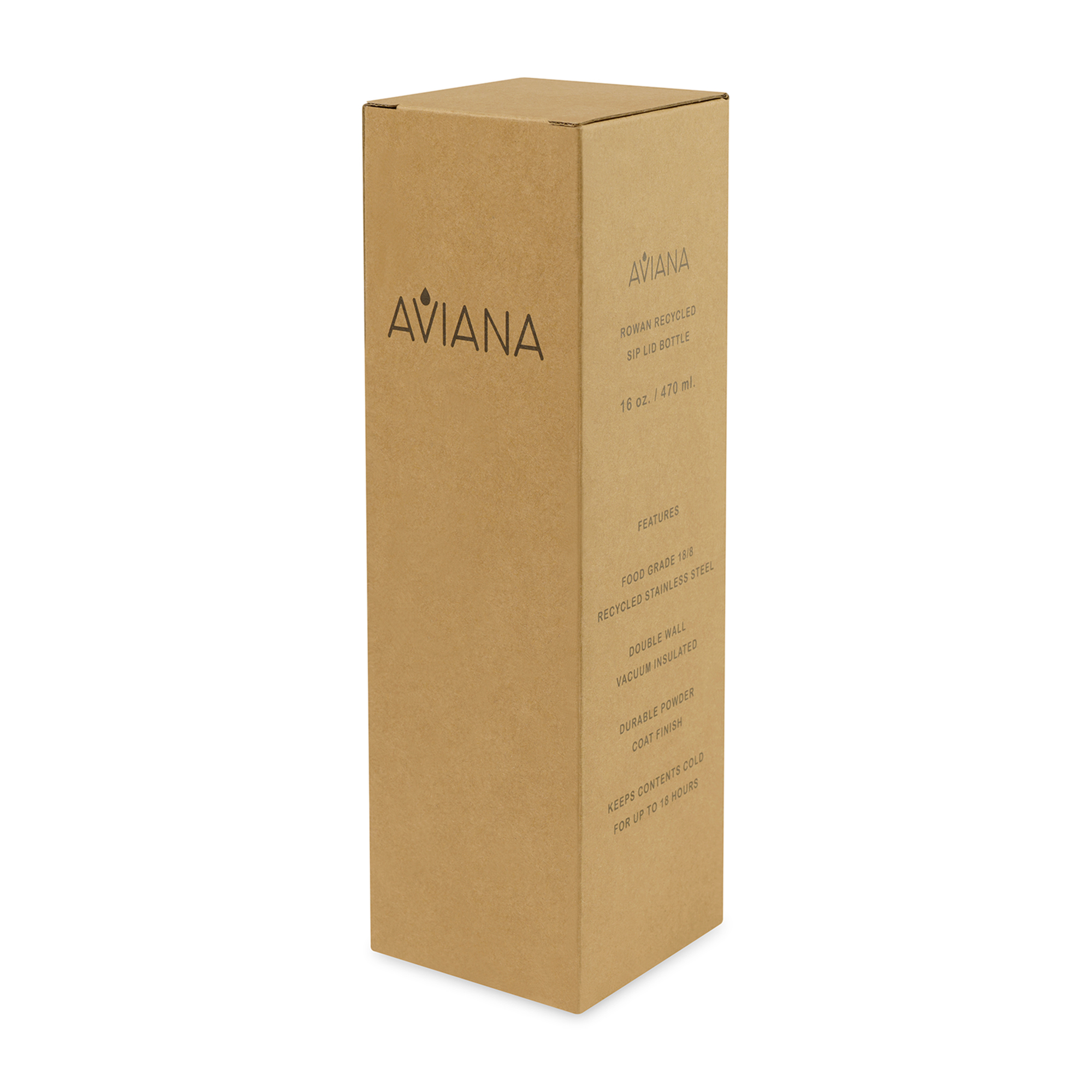 Picture of Aviana Rowan Recycled Sip Lid Bottle - 16 Oz. - Light Peach