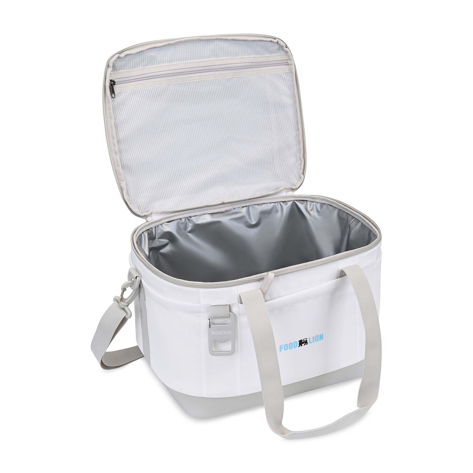 Picture of Igloo Day Chiller Recycled Poly XL Box 38 Can Soft Cooler - Cloud White