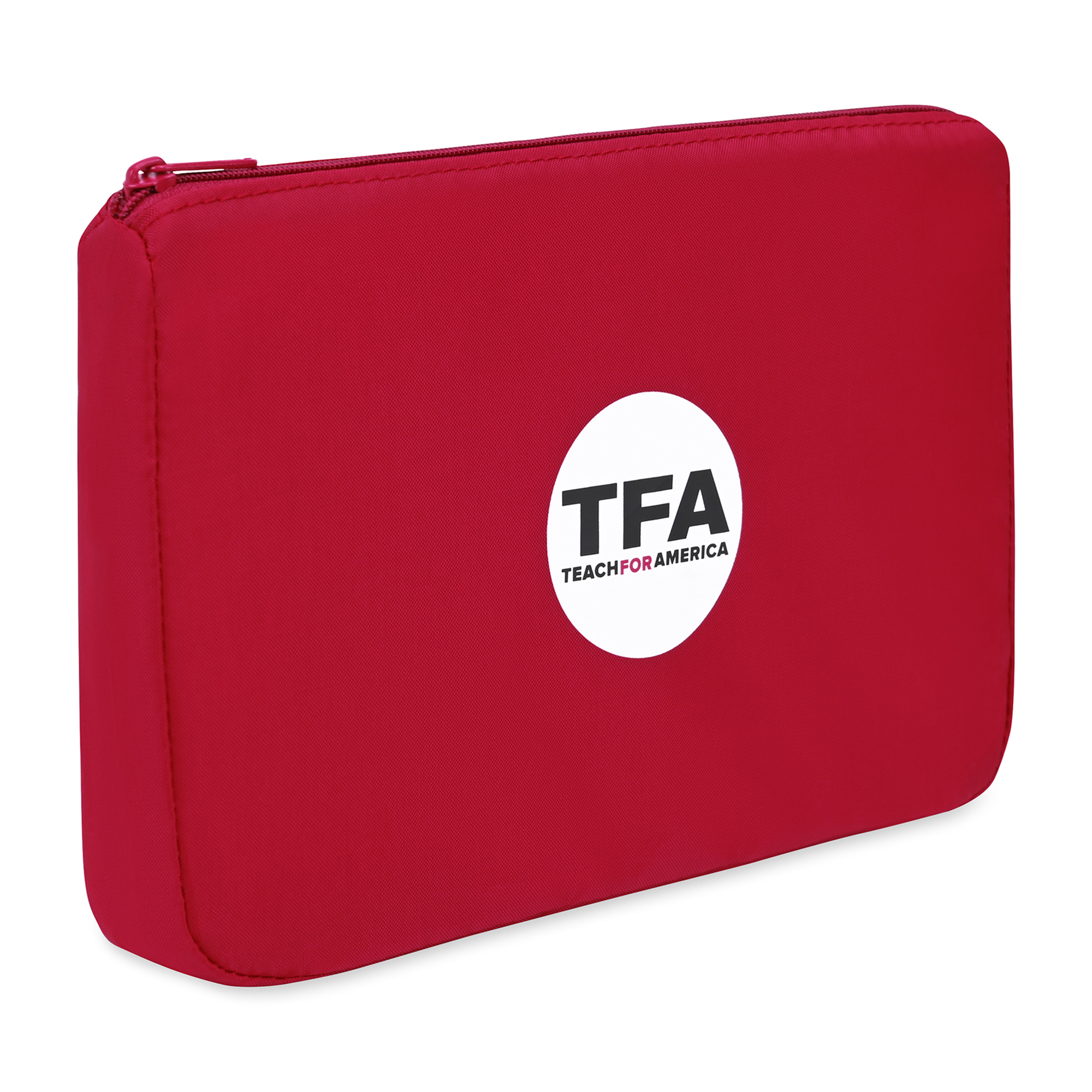 Picture of Arlo Recycled rPET Zippered Pouch - Red