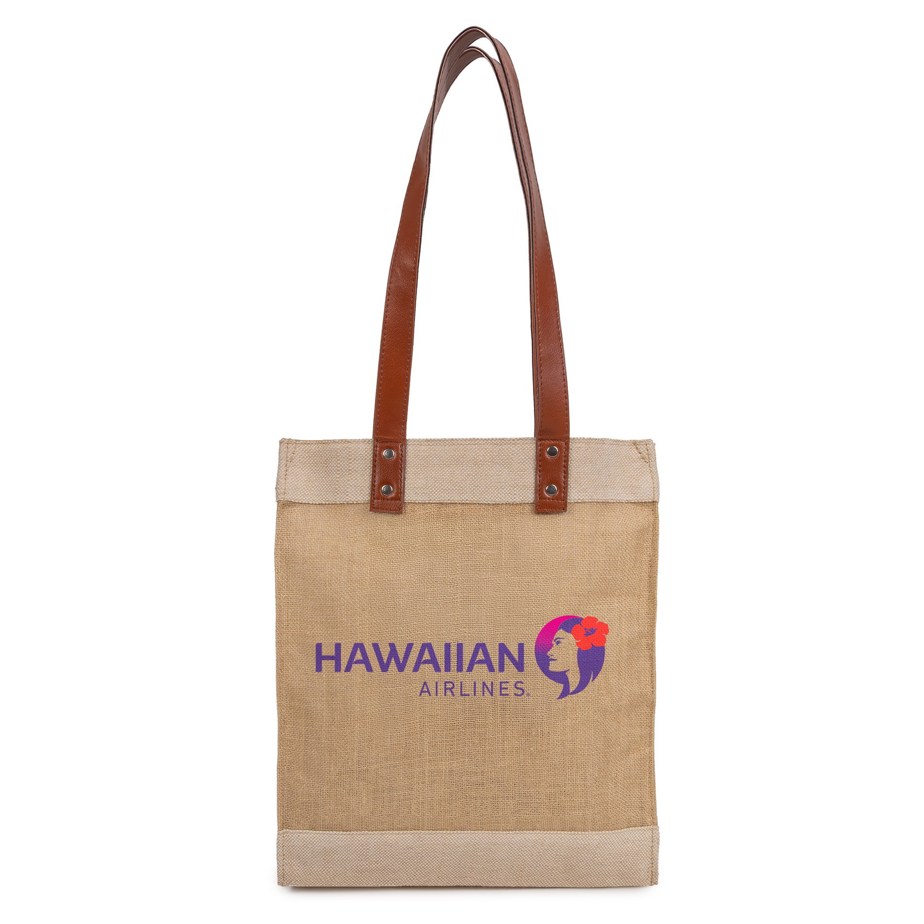 Picture of Premium Weave Golden Jute Tote Bag