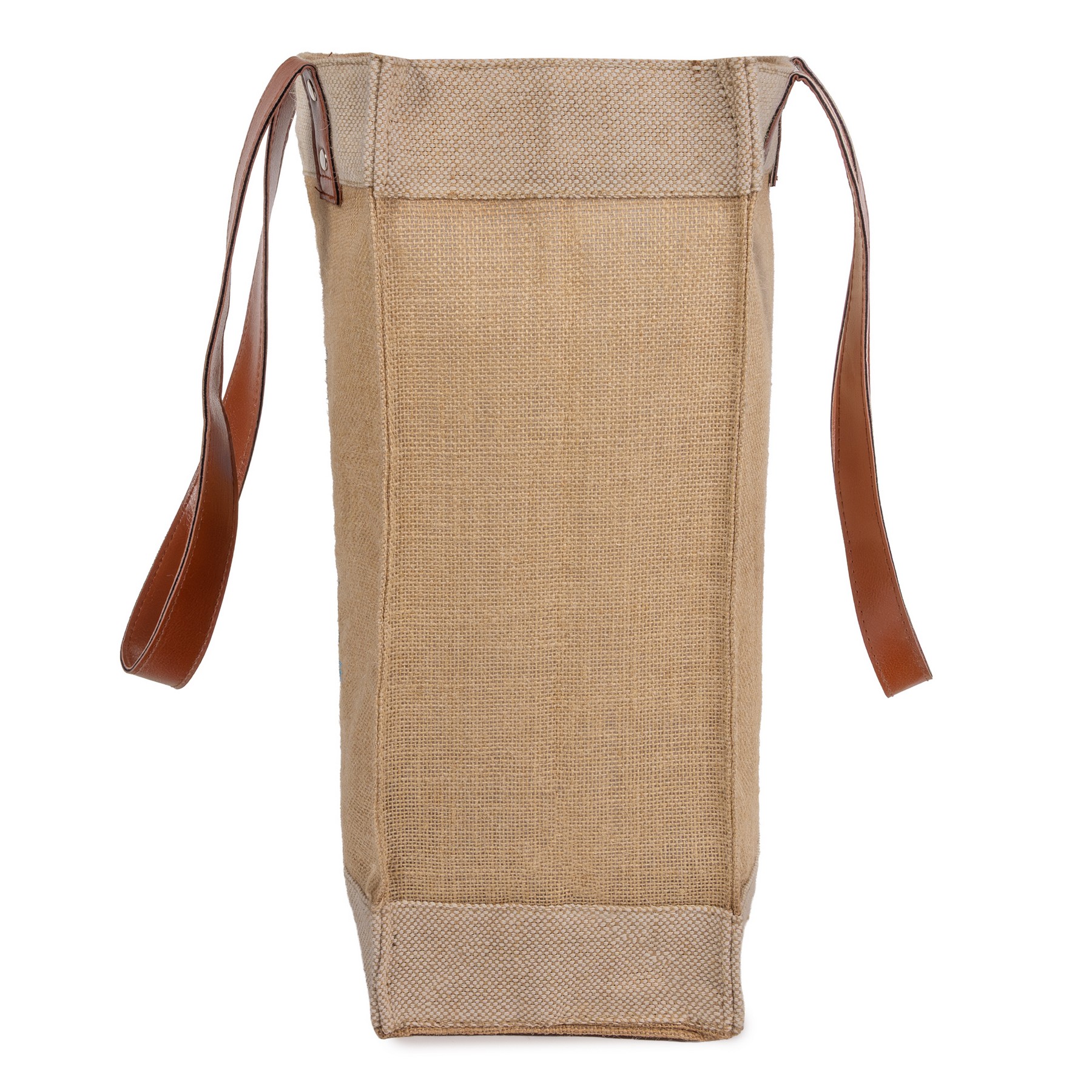 Picture of Premium Weave Golden Jute Tote Bag