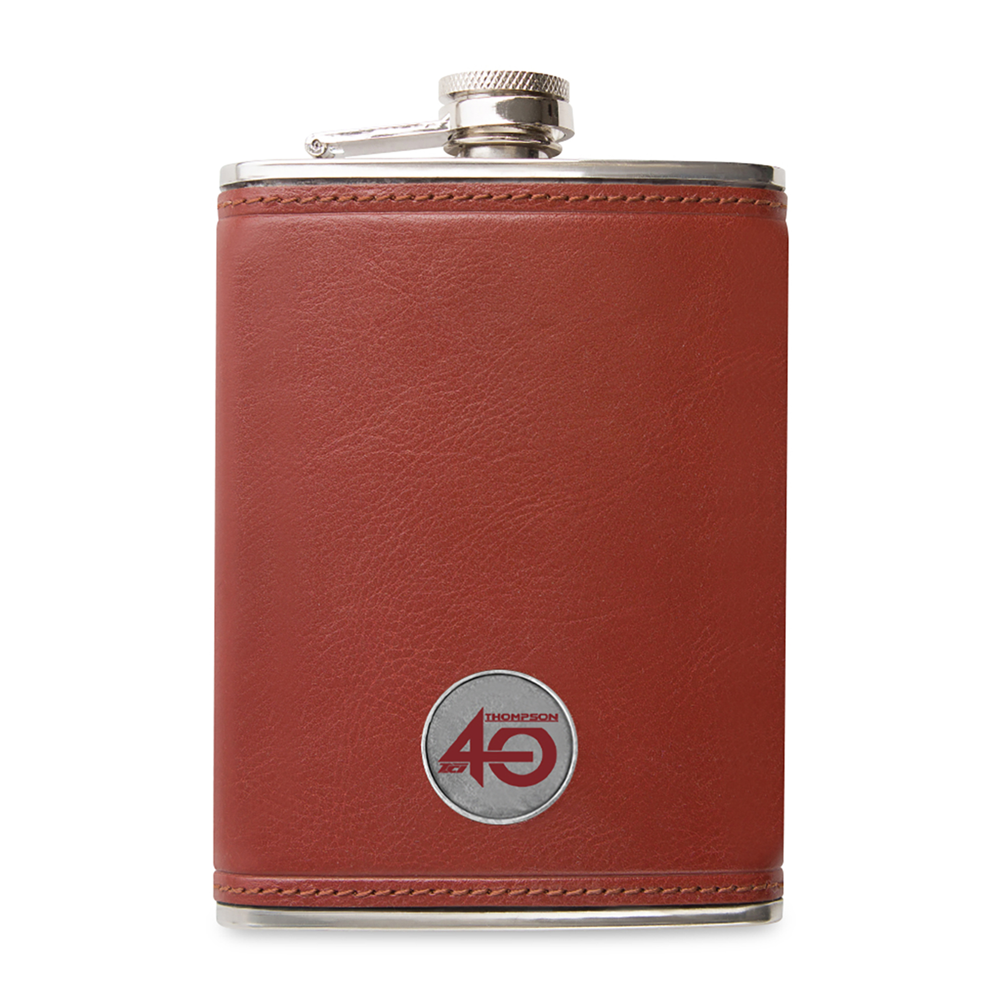 Picture of Ahead Leather Flask - Brown