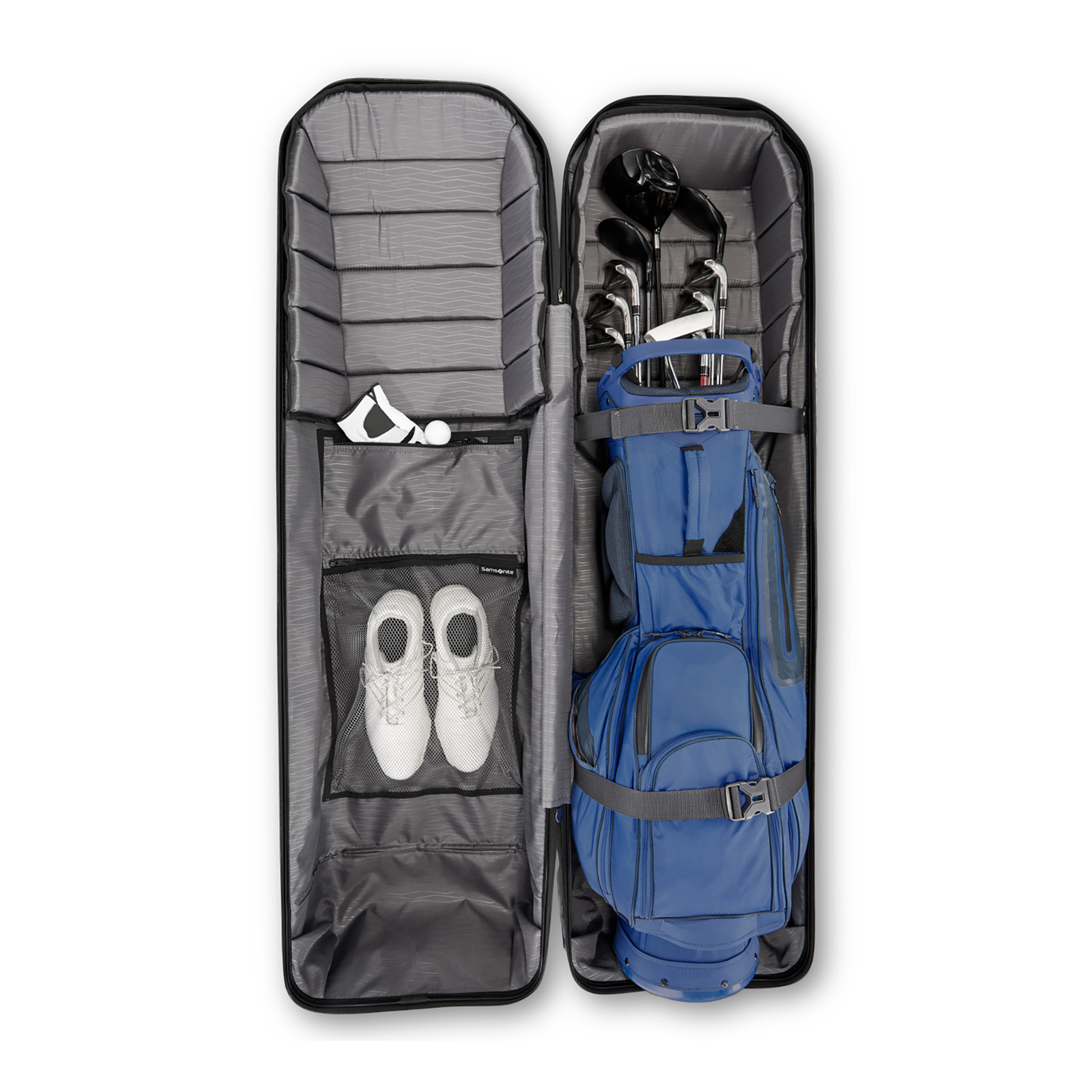 Picture of Samsonite Hardside Travel Golf Bag with Luggage Tag - Black