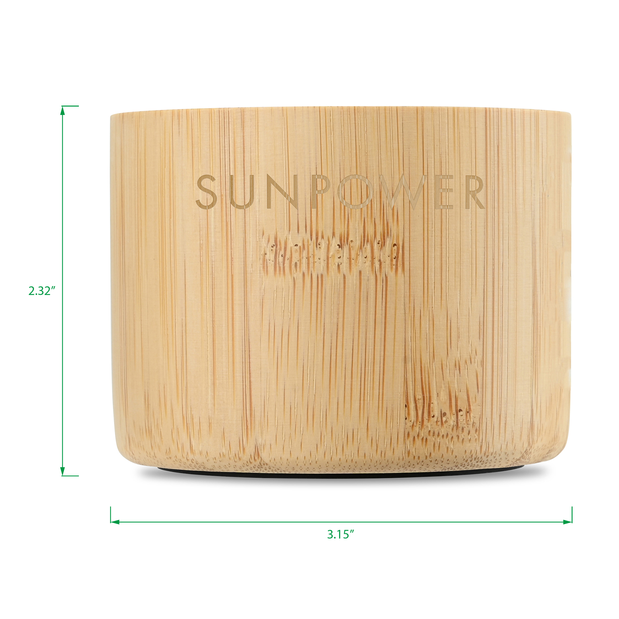 Picture of Reed Circle Bamboo Wireless Speaker - Bamboo