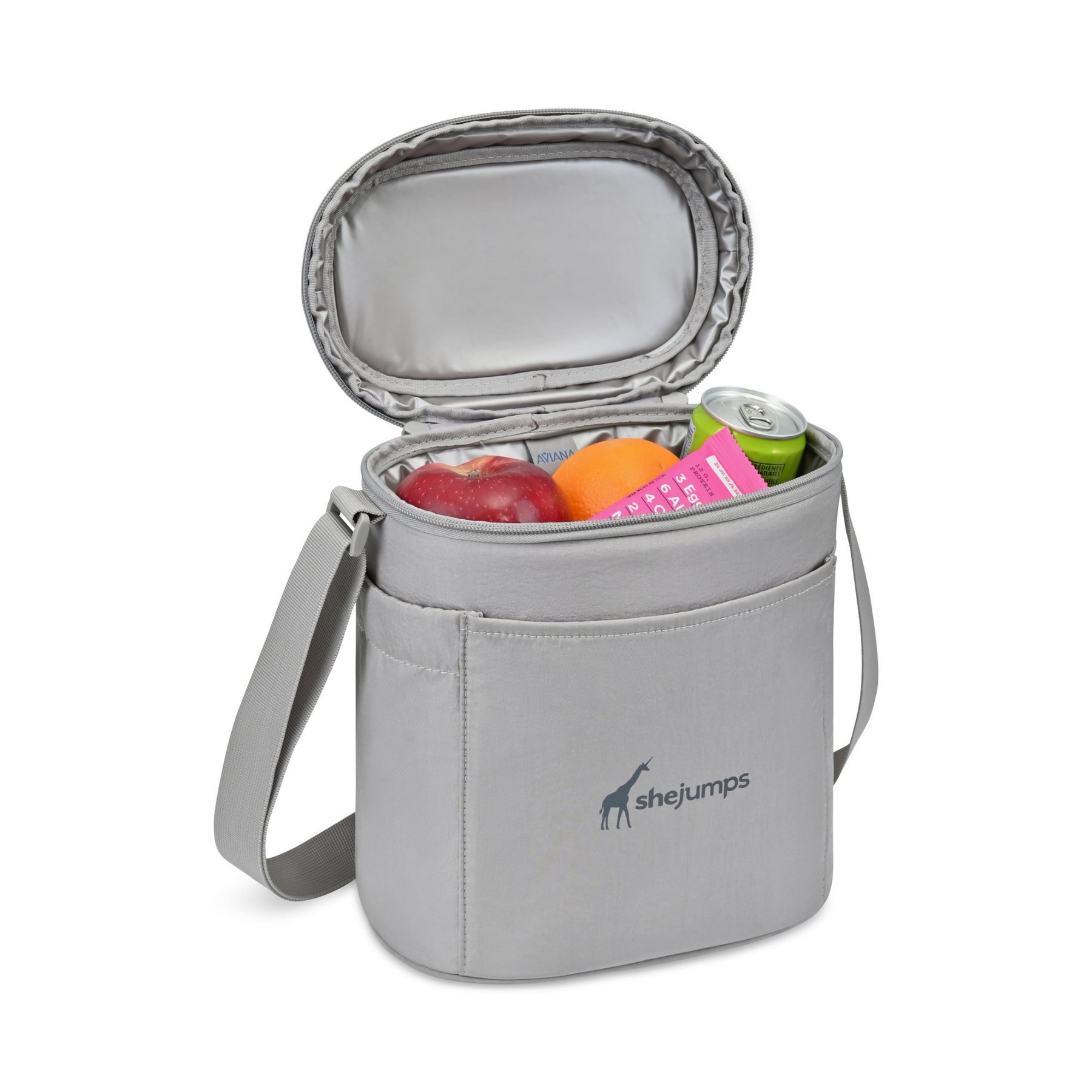 Picture of Aviana Rowan Recycled Nylon Lunch Cooler - AWARE - Taupe