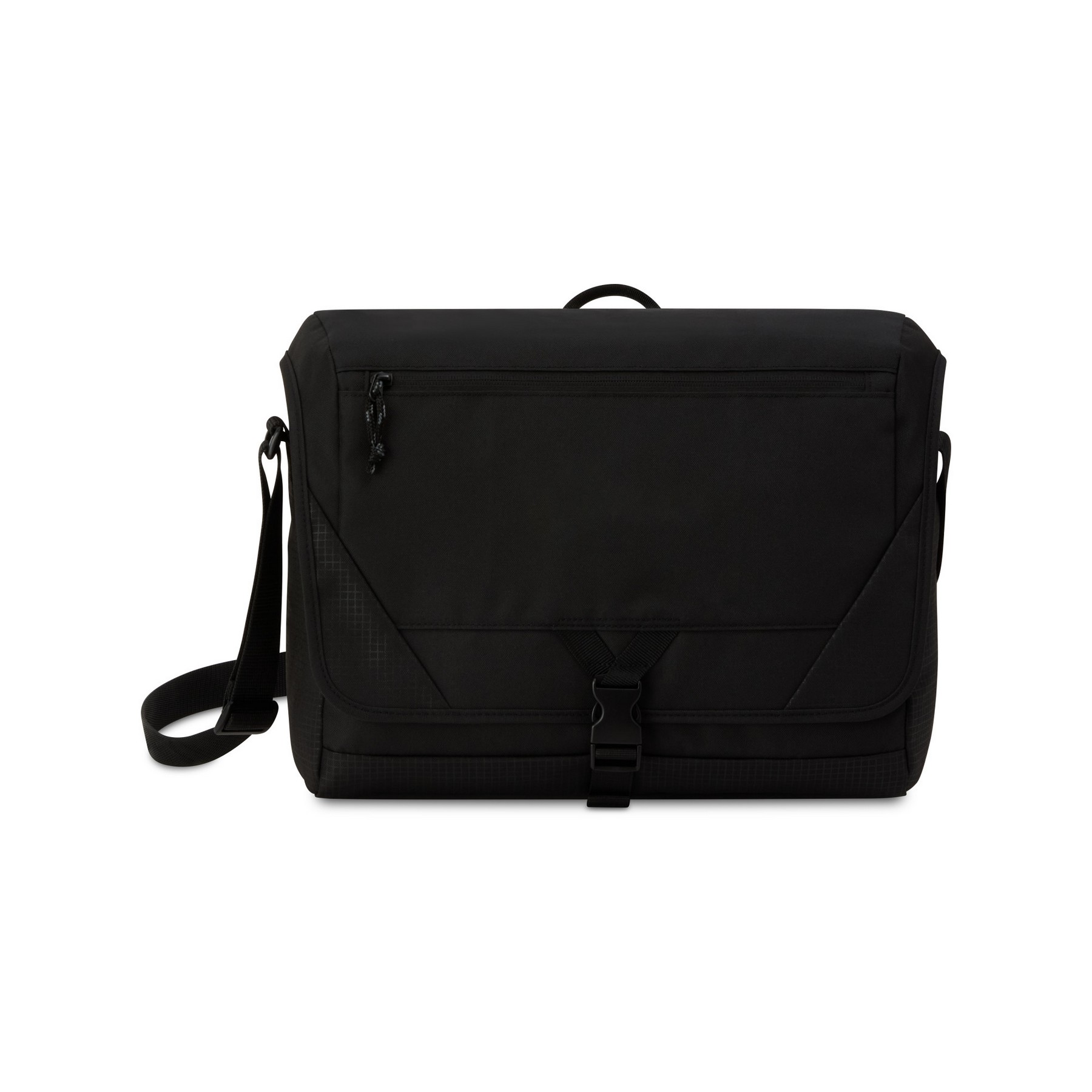 Picture of Peak Recycled rPET Laptop Messenger Bag - Black