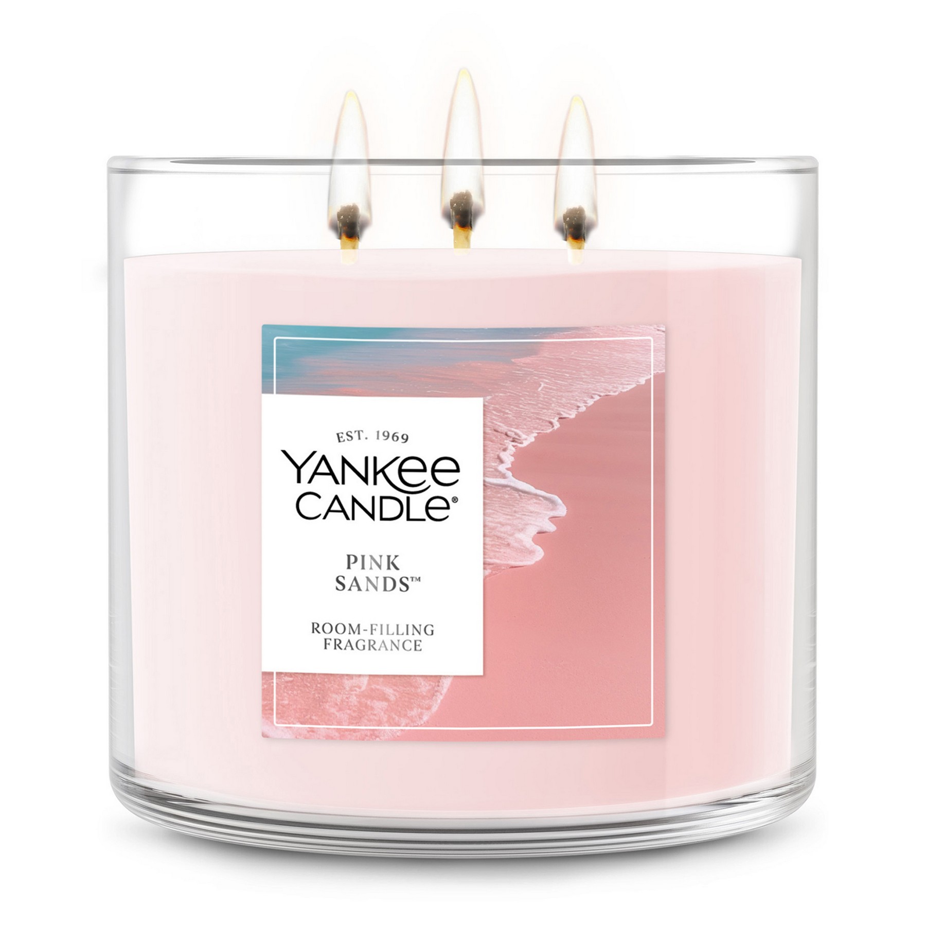 Picture of Yankee Candle 3-Wick Candle - Pink Sands