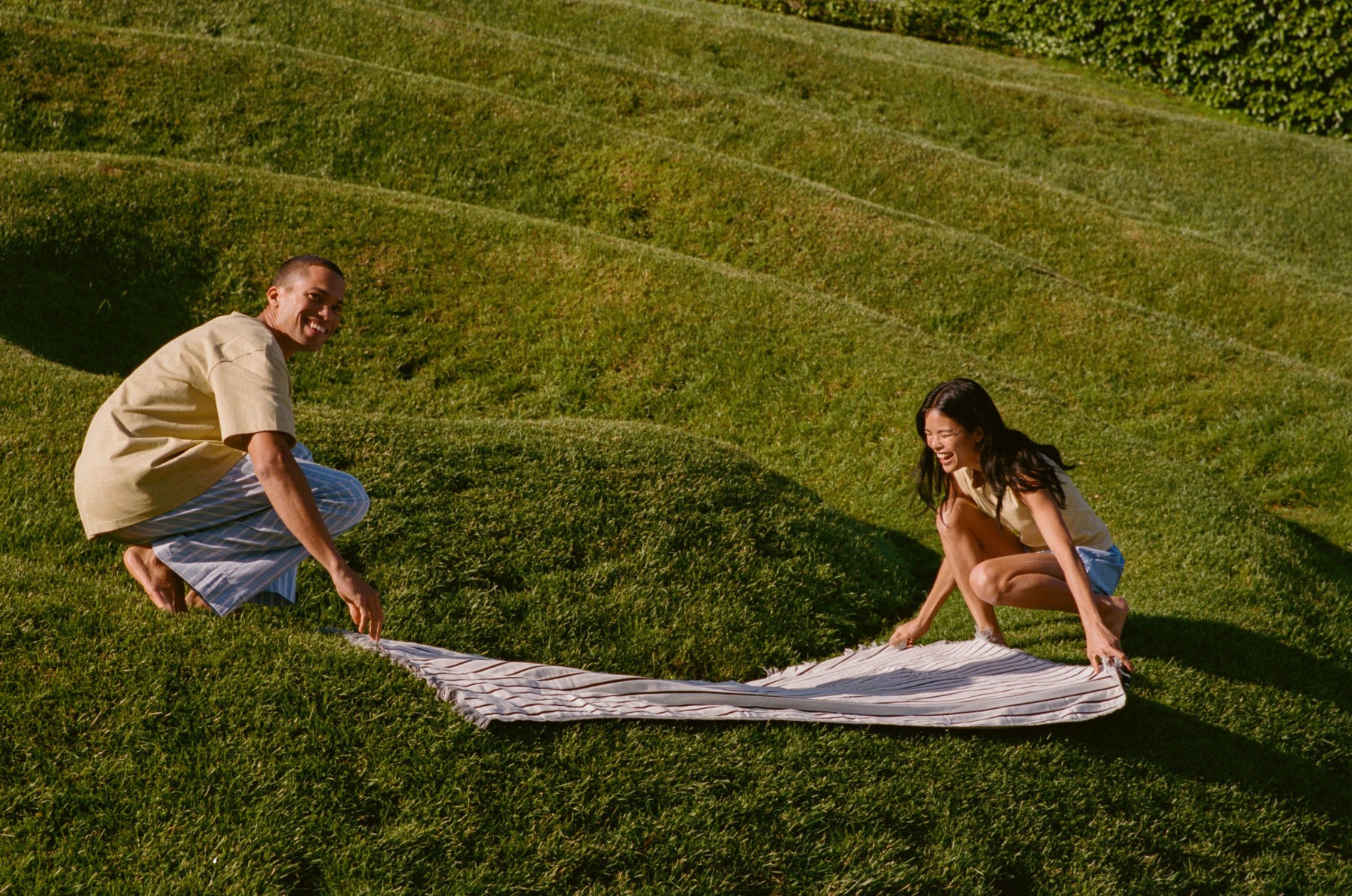 Picture of Slowtide Driftweave Beach Blanket - Koko Cream