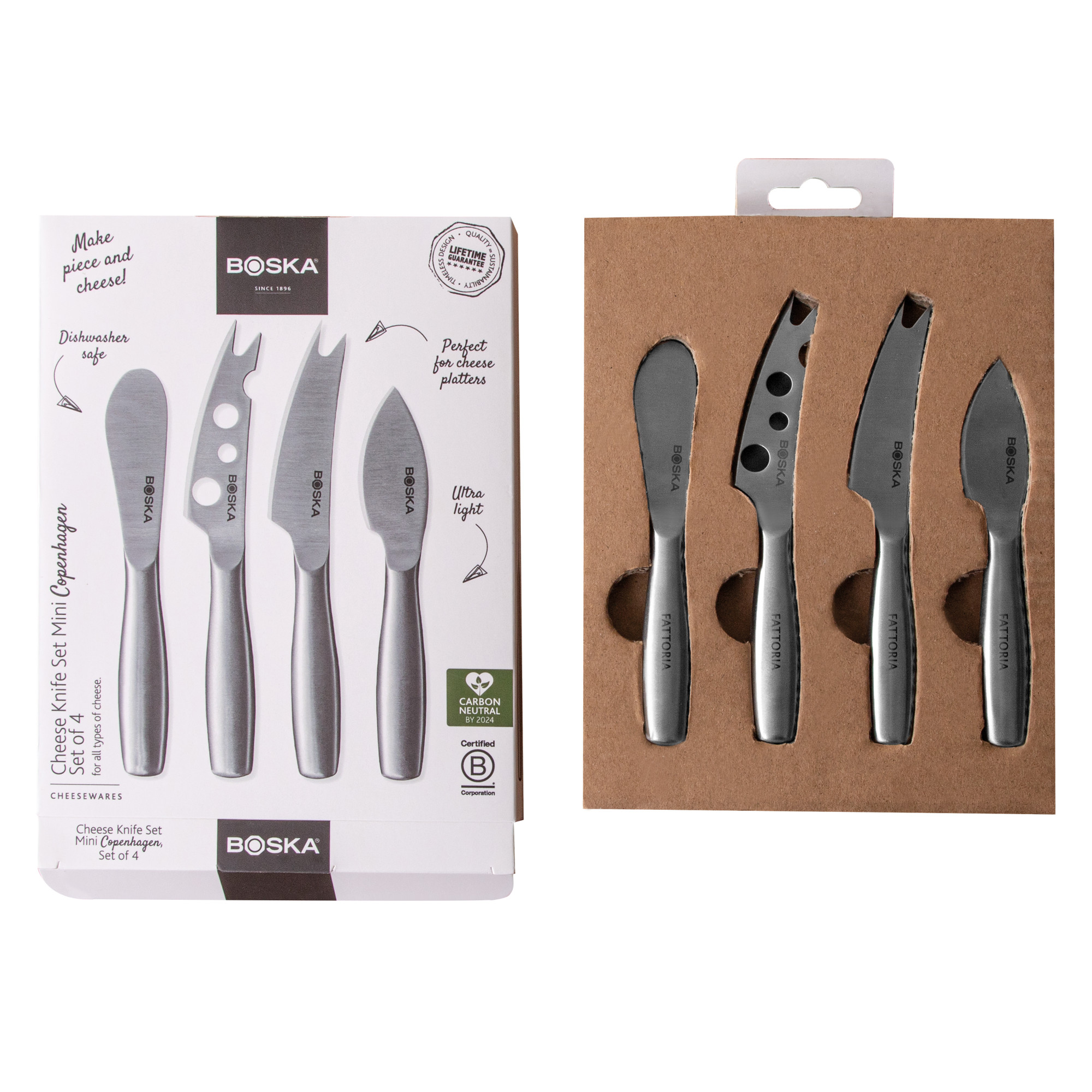 Picture of BOSKA Cheese Knife Set Small Copenhagen - Stainless Steel