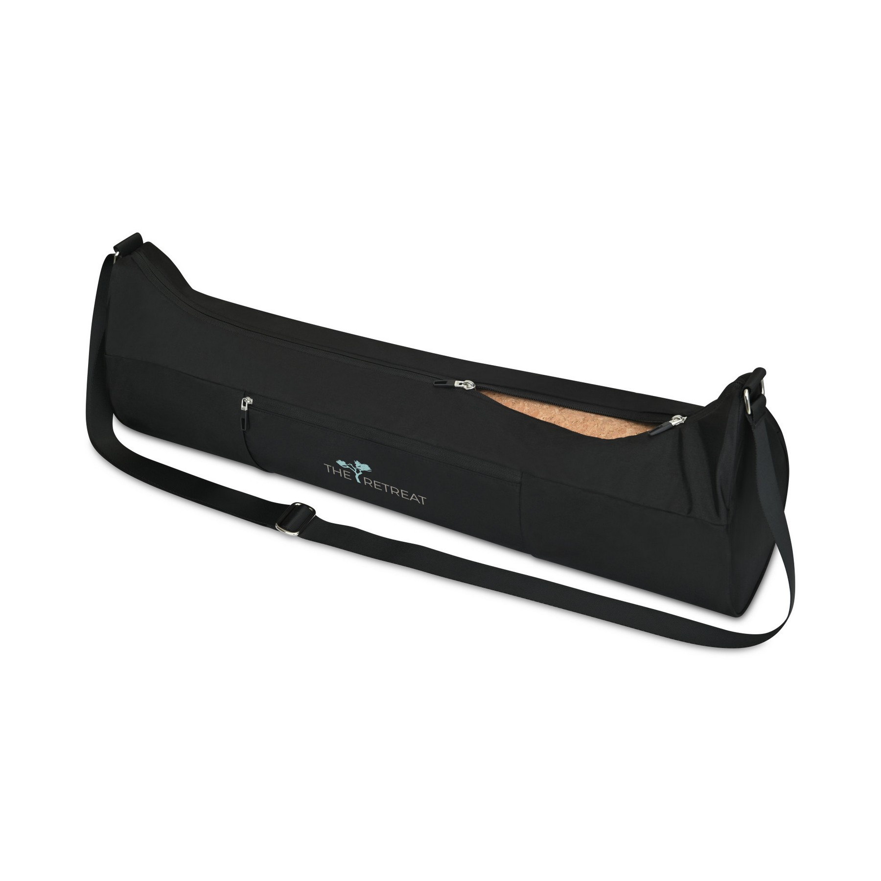 Picture of Well Studio Cork Yoga Mat with Bag - Black