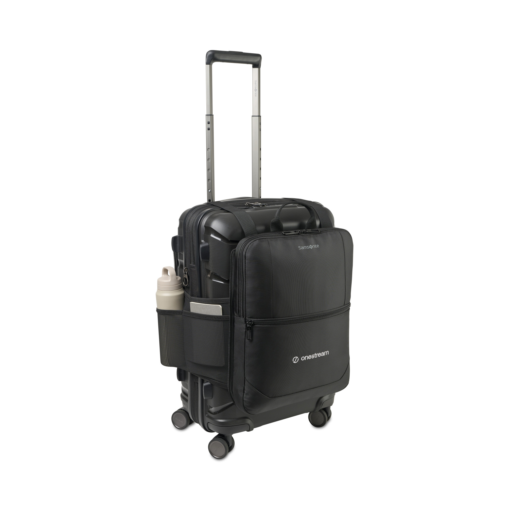 Picture of Samsonite Outline Pro Carry-On and Convertible Backpack Set - Midnight Black