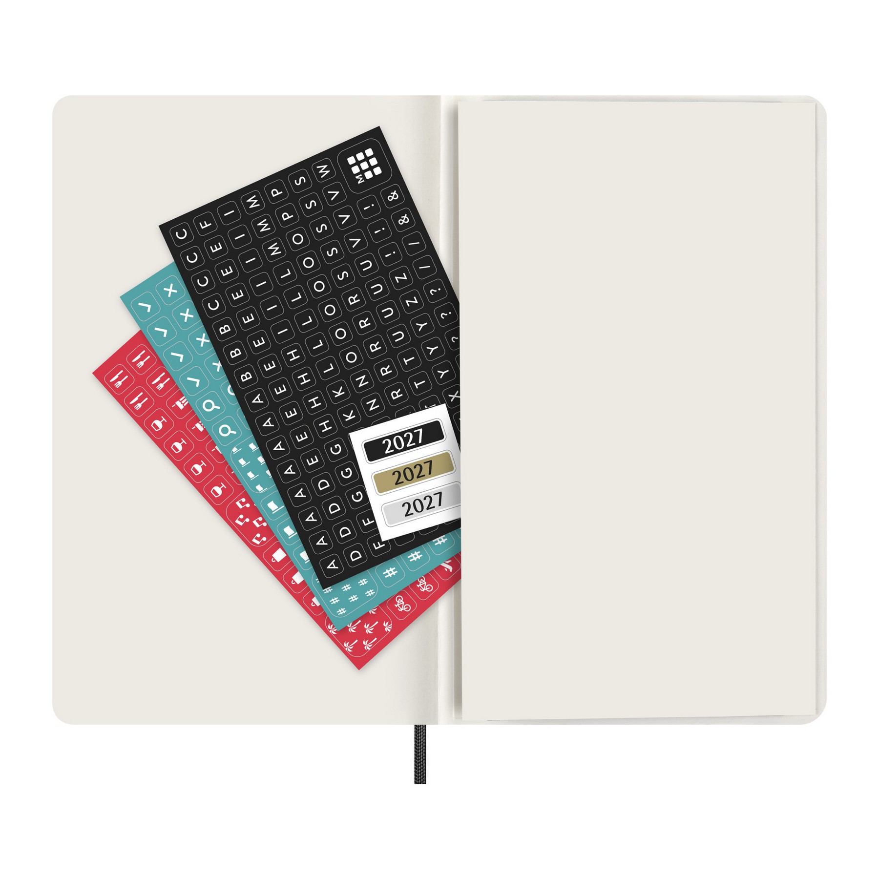 Picture of Moleskine Soft Cover Large 12-Month Weekly 2027 Planner - Black
