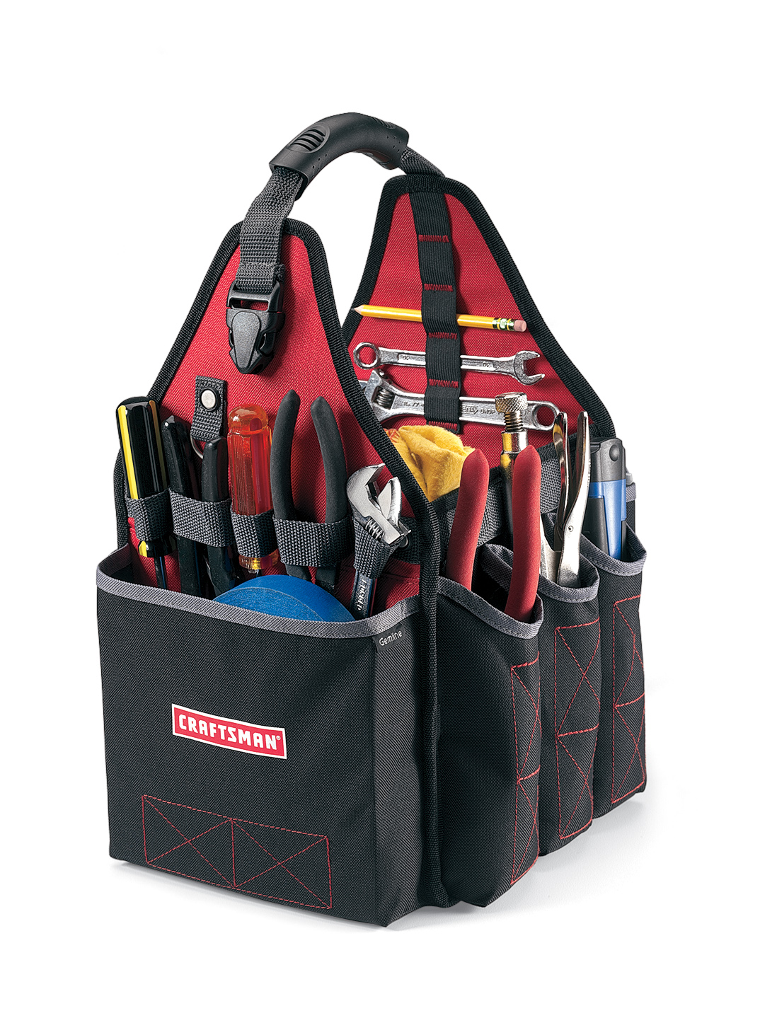 Picture of All Purpose Utility Tool Tote - Red-Black