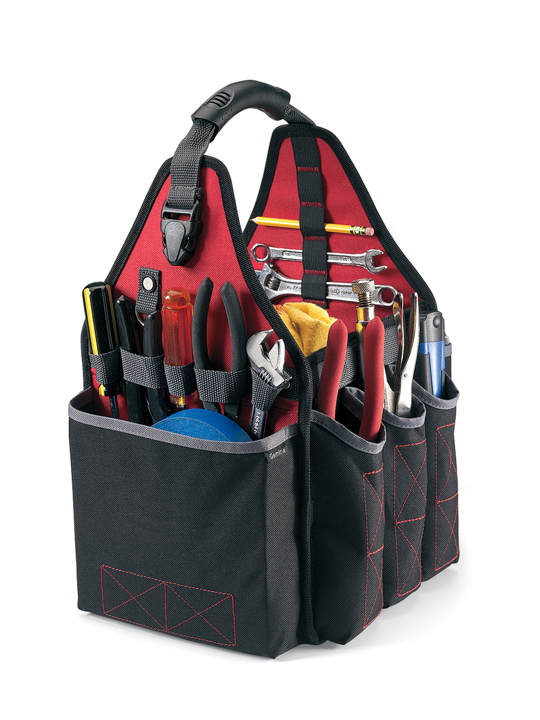 Picture of All Purpose Utility Tool Tote - Red-Black
