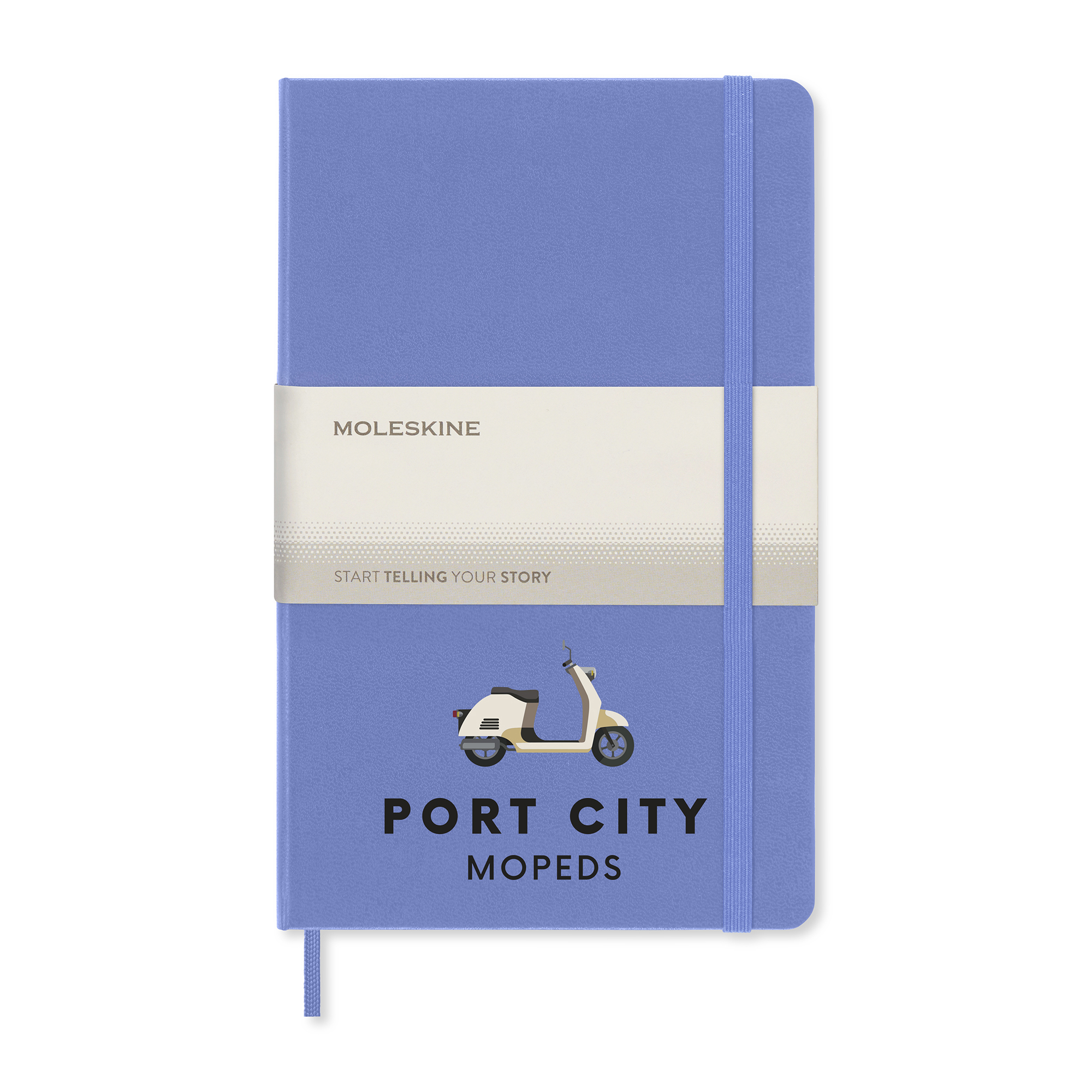 Picture of Moleskine Hard Cover Ruled Large Notebook - Hydrangea Blue