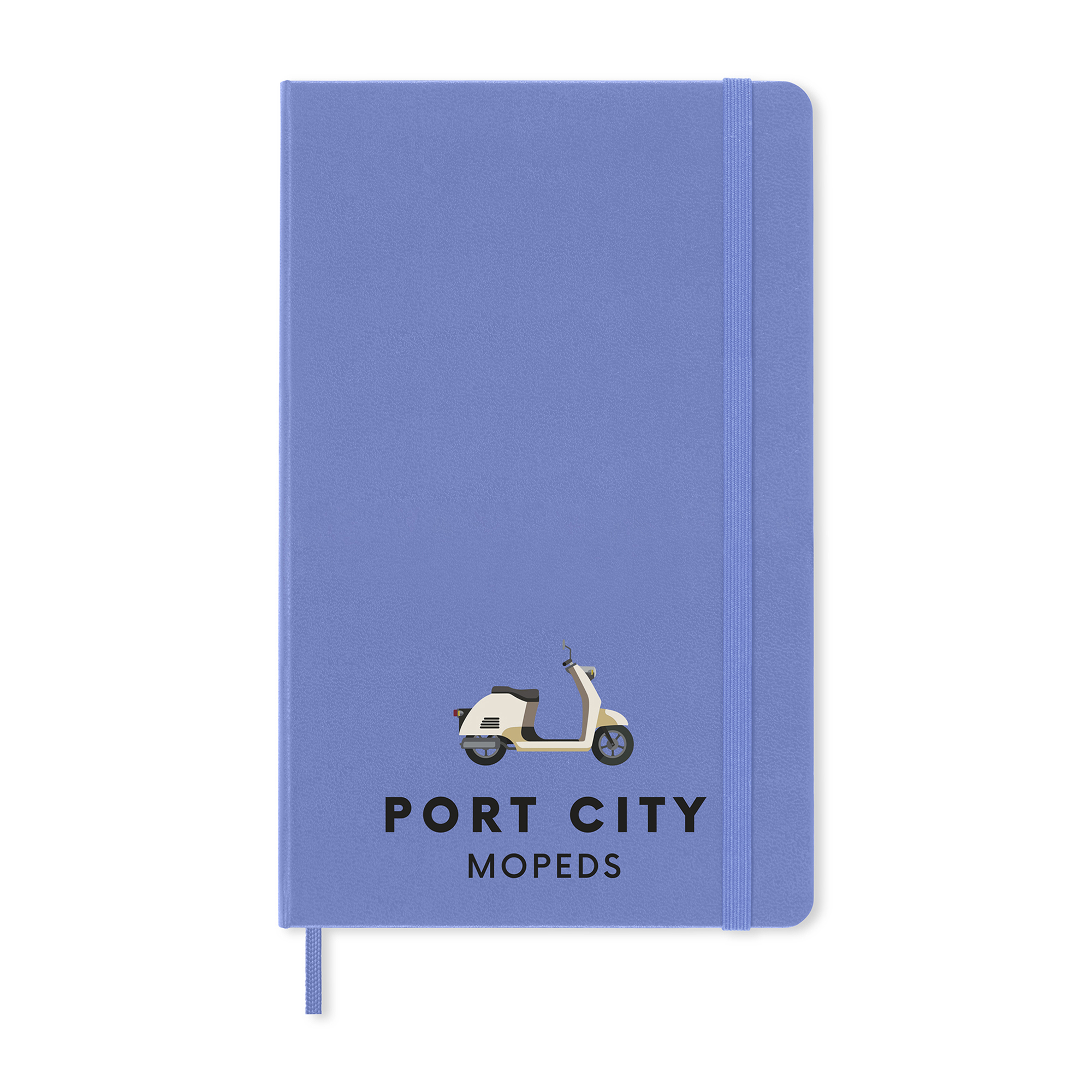Picture of Moleskine Hard Cover Ruled Large Notebook - Hydrangea Blue