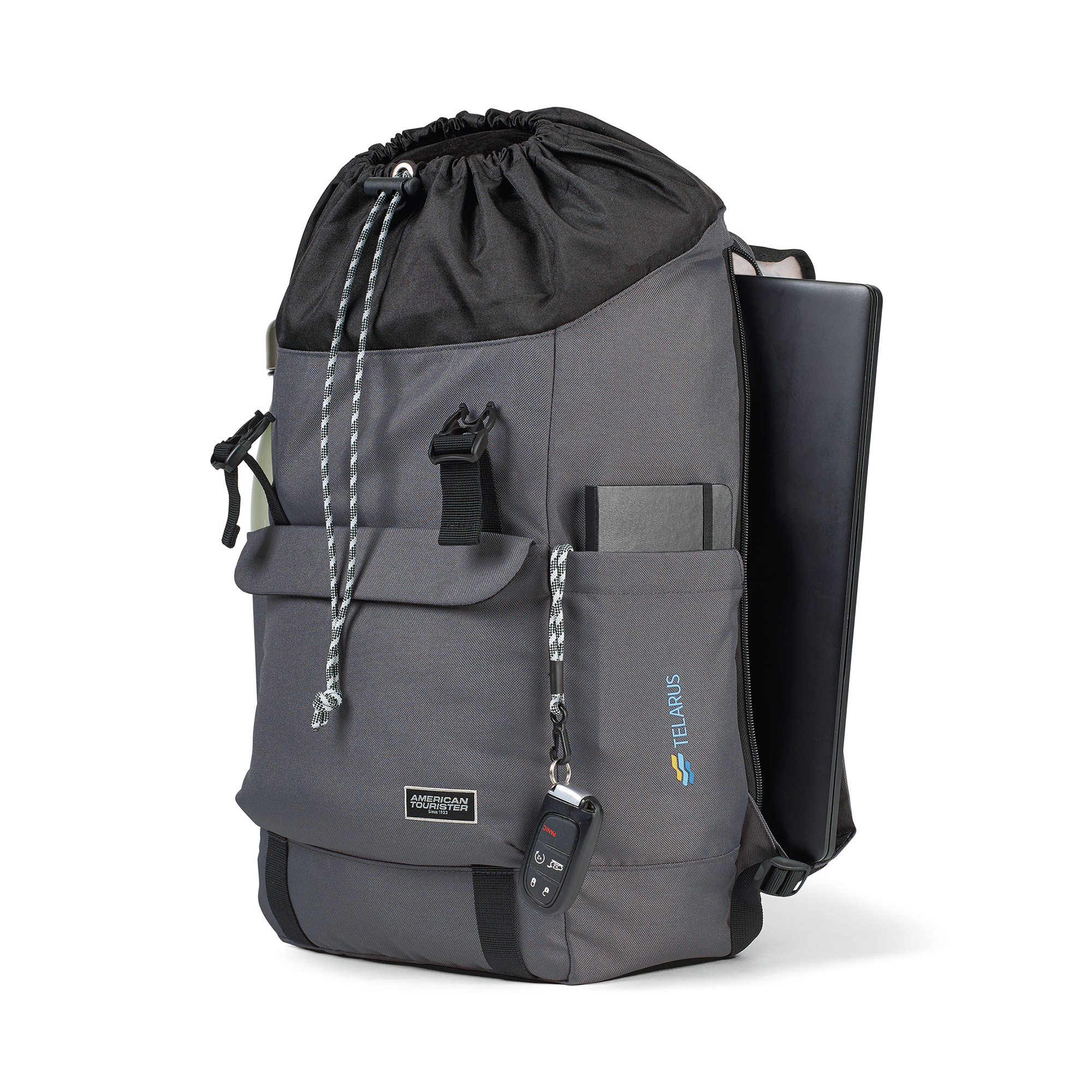 Picture of American Tourister Embark Recycled rPET Laptop Backpack - Gunite