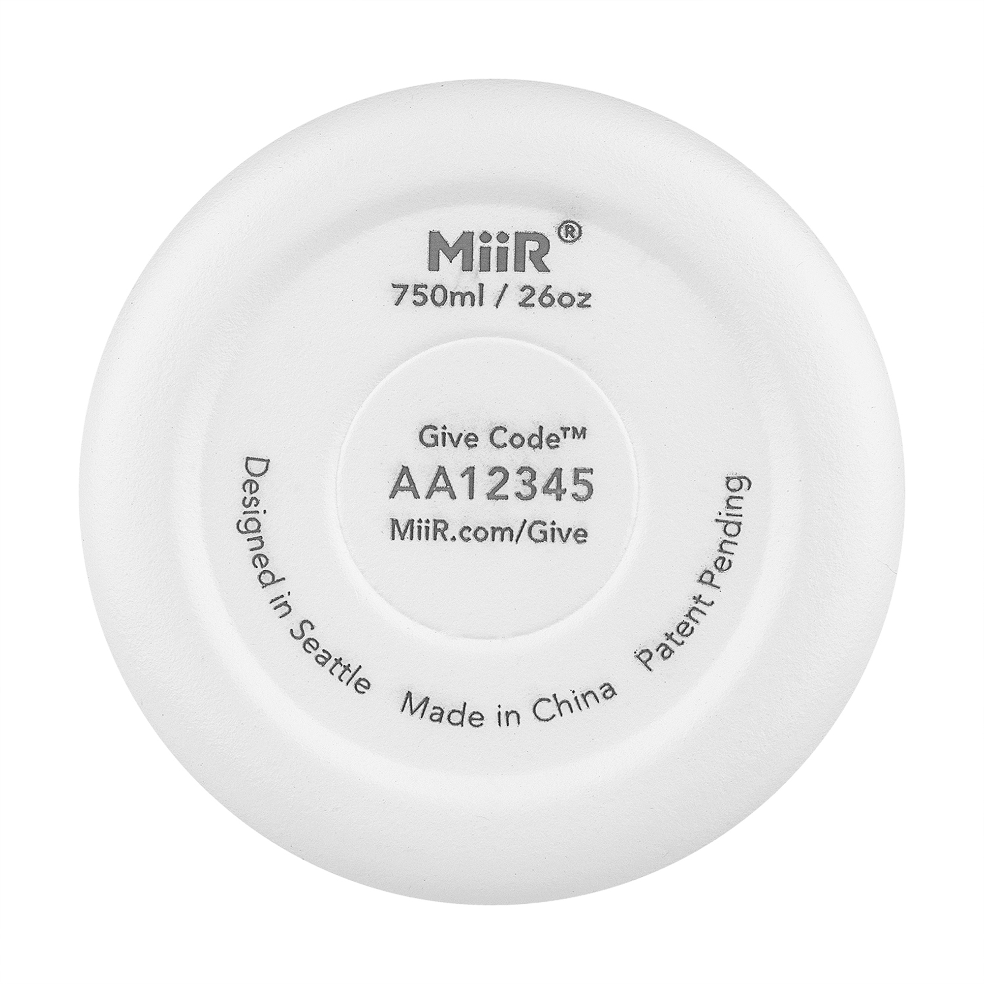 Picture of MiiR Vacuum Insulated Wine Bottle - 25 Oz. - White Powder