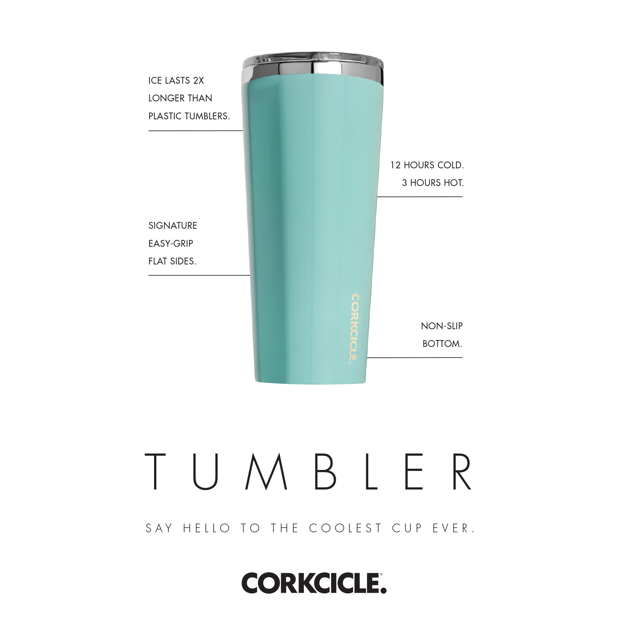 Picture of CORKCICLE Tumbler - 16 Oz. - Gunmetal