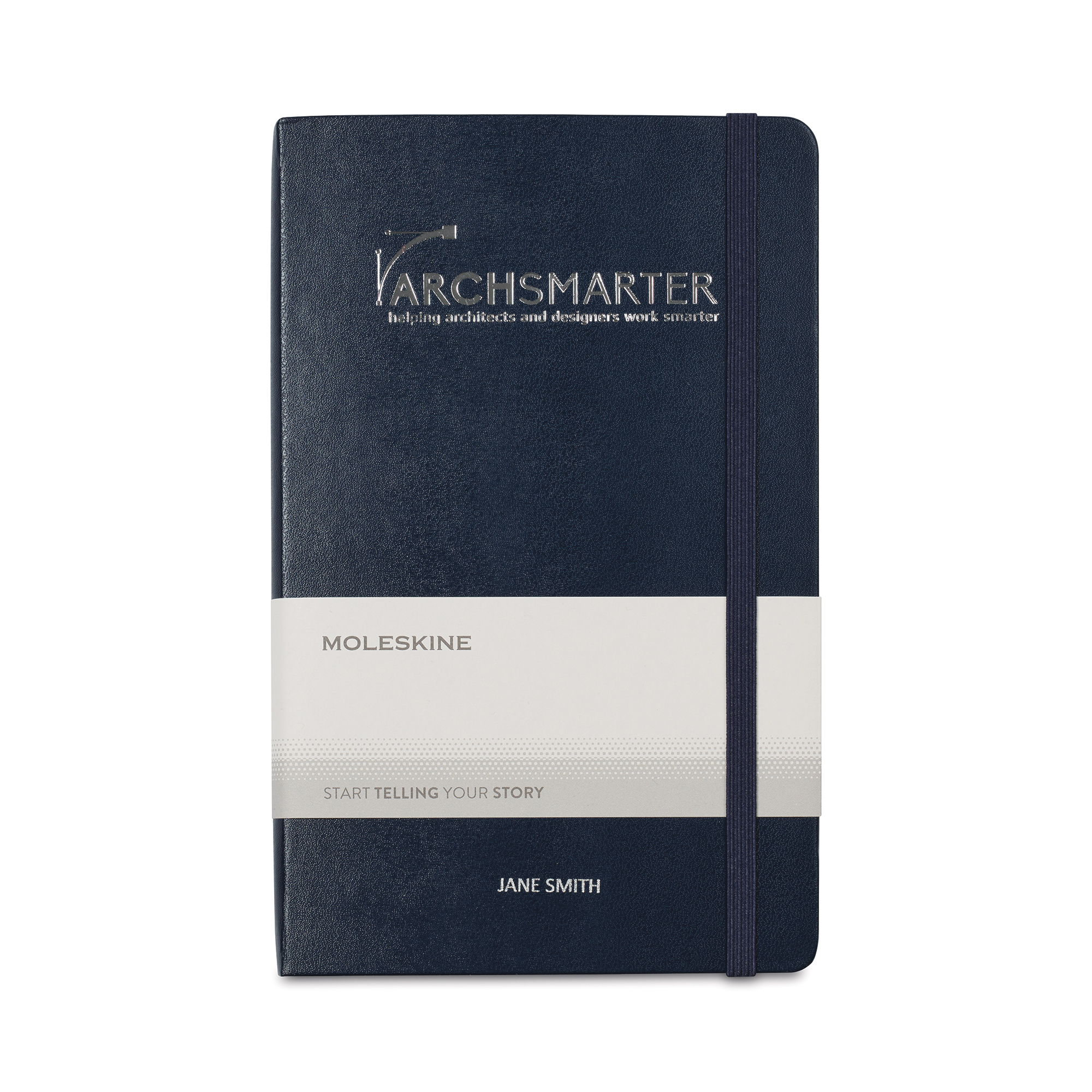 Picture of Moleskine Hard Cover Large Double Layout Notebook - Sapphire Blue