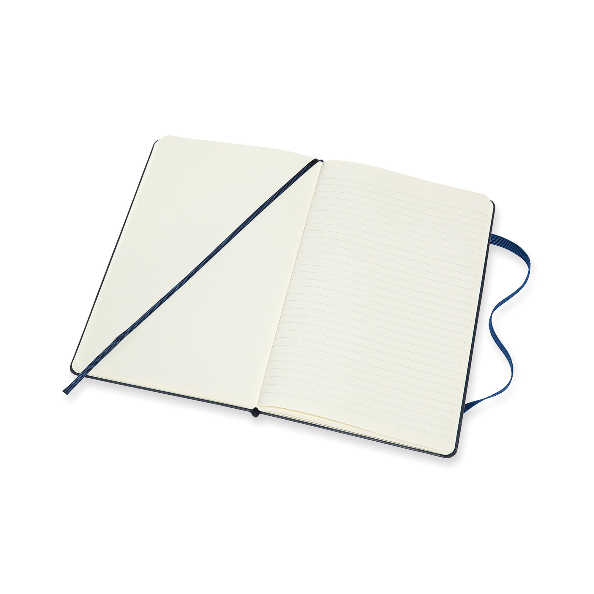 Picture of Moleskine Hard Cover Large Double Layout Notebook - Sapphire Blue