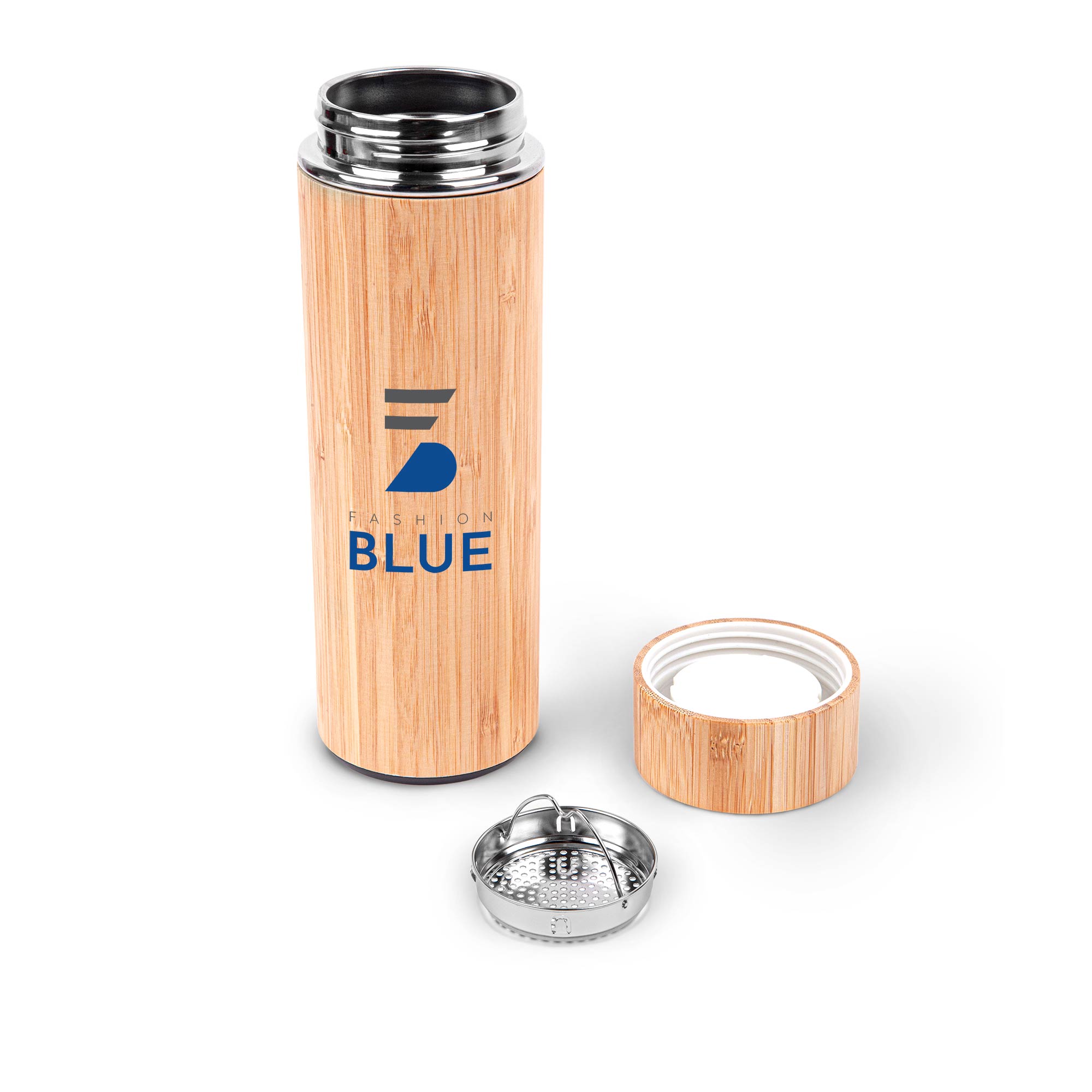 Picture of 16 Oz. Vacuum-Sealed Eco Bamboo Bottle